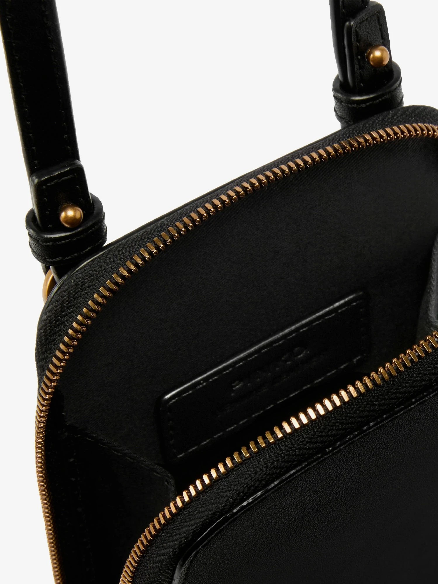 Leather smartphone case with metal Love Birds logo.webp