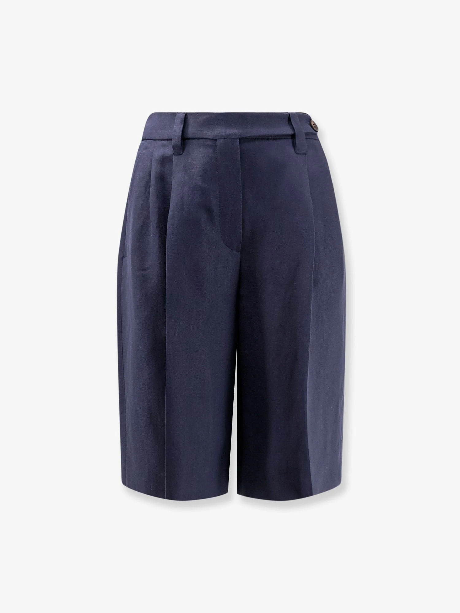 Viscose and linen bermuda shorts.webp