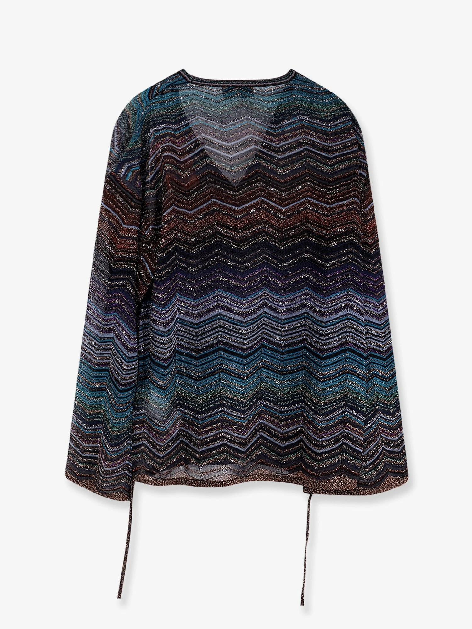 Viscose and metallic fiber sweater.webp