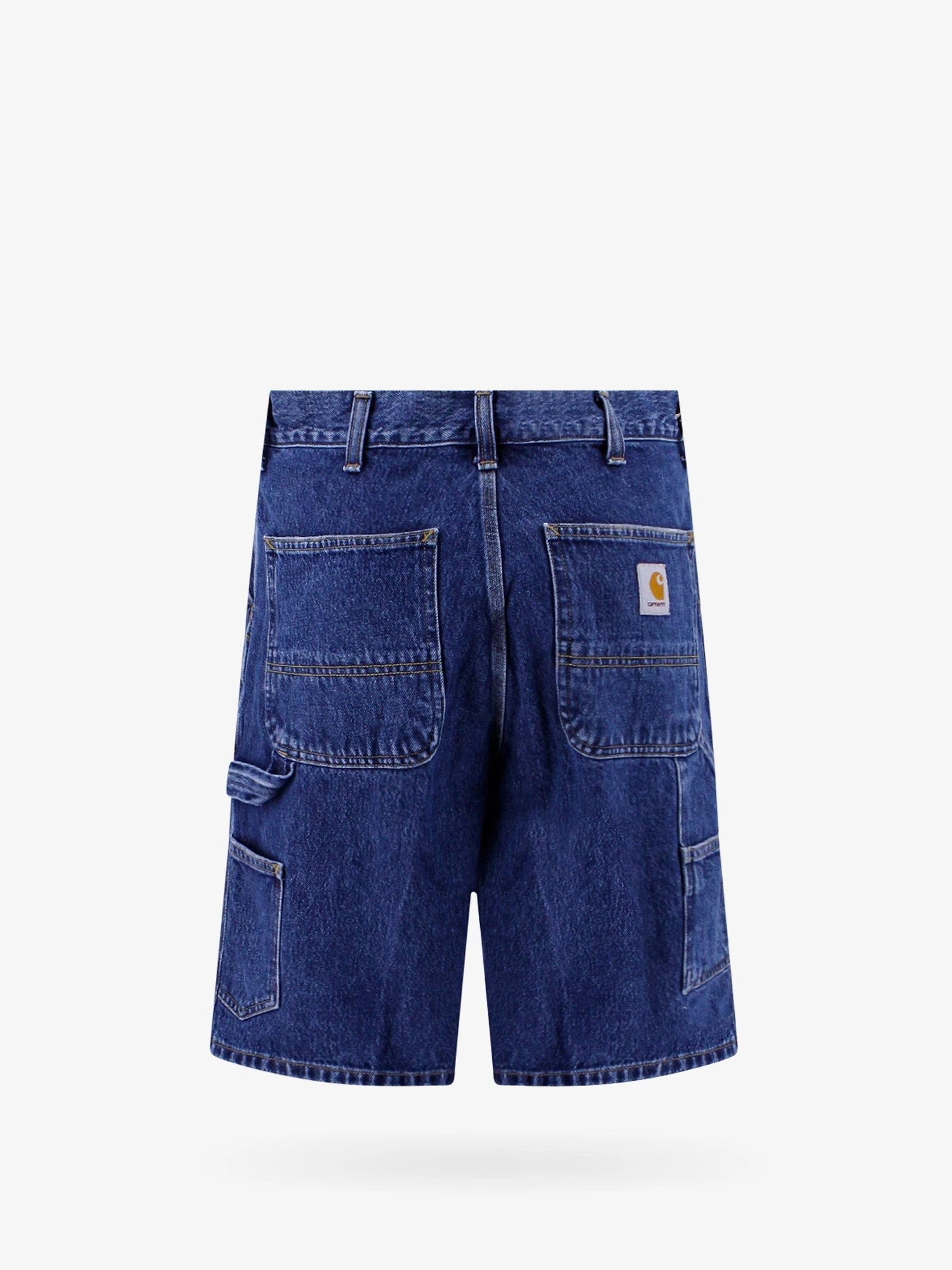 Blue denim bermuda shorts.webp