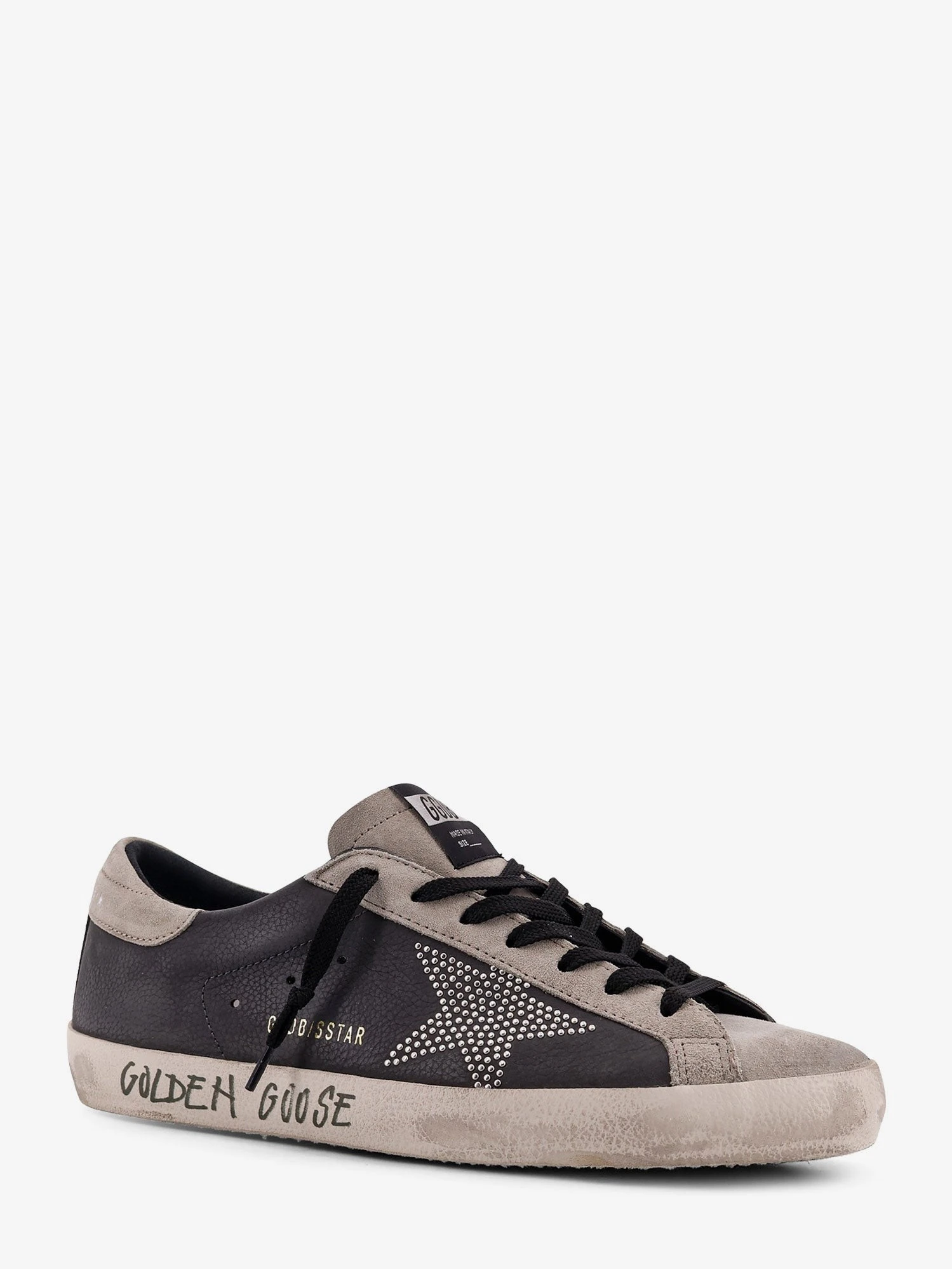 Superstar leather sneakers with side logo.webp