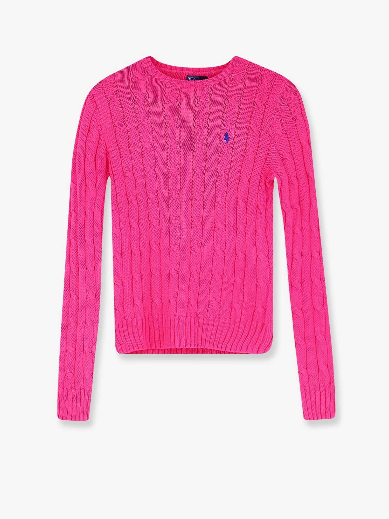Cotton sweater with embroidered logo on the front.webp
