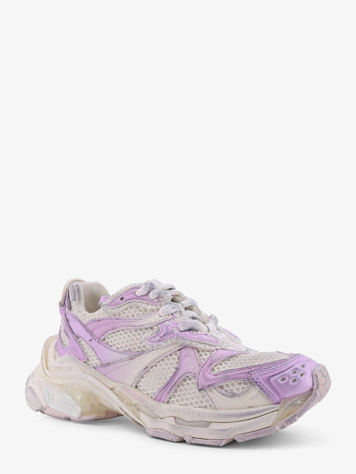 Nylon and mesh Runner 2 sneakers.webp