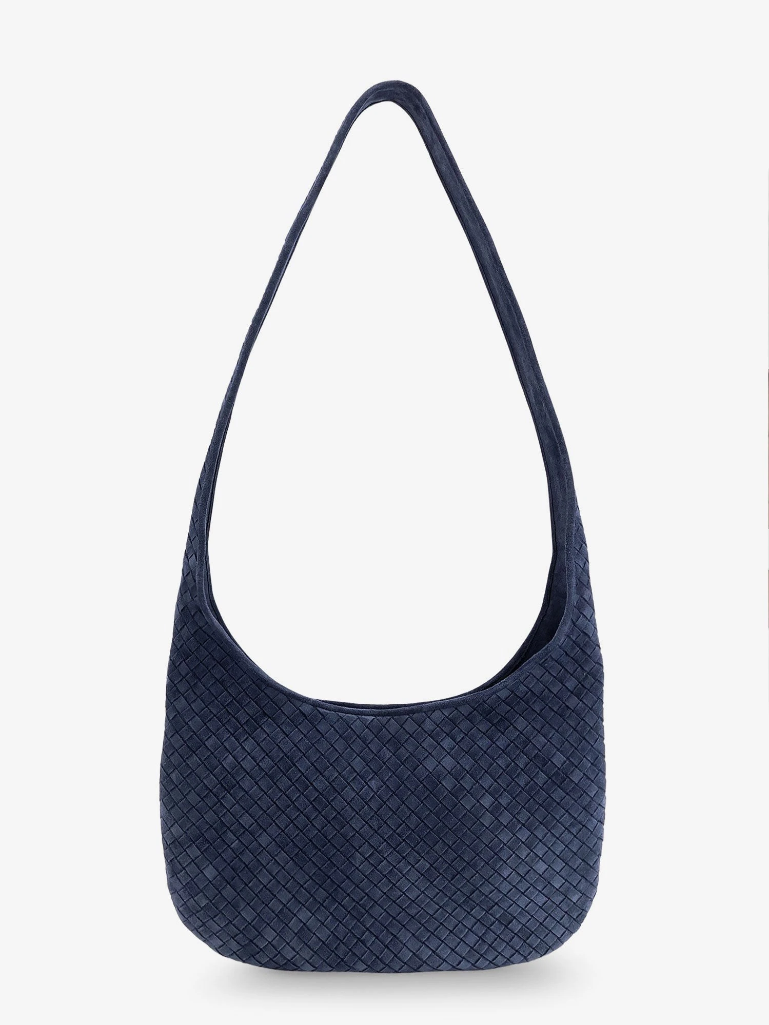 Veneto suede crossbody bag with Intrecciato motif.webp