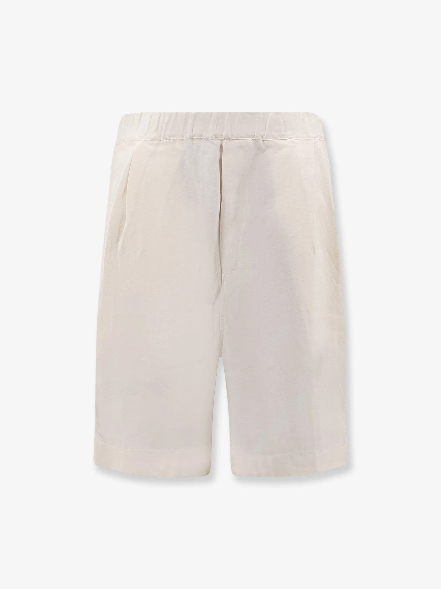 Viscose and linen bermuda shorts.webp