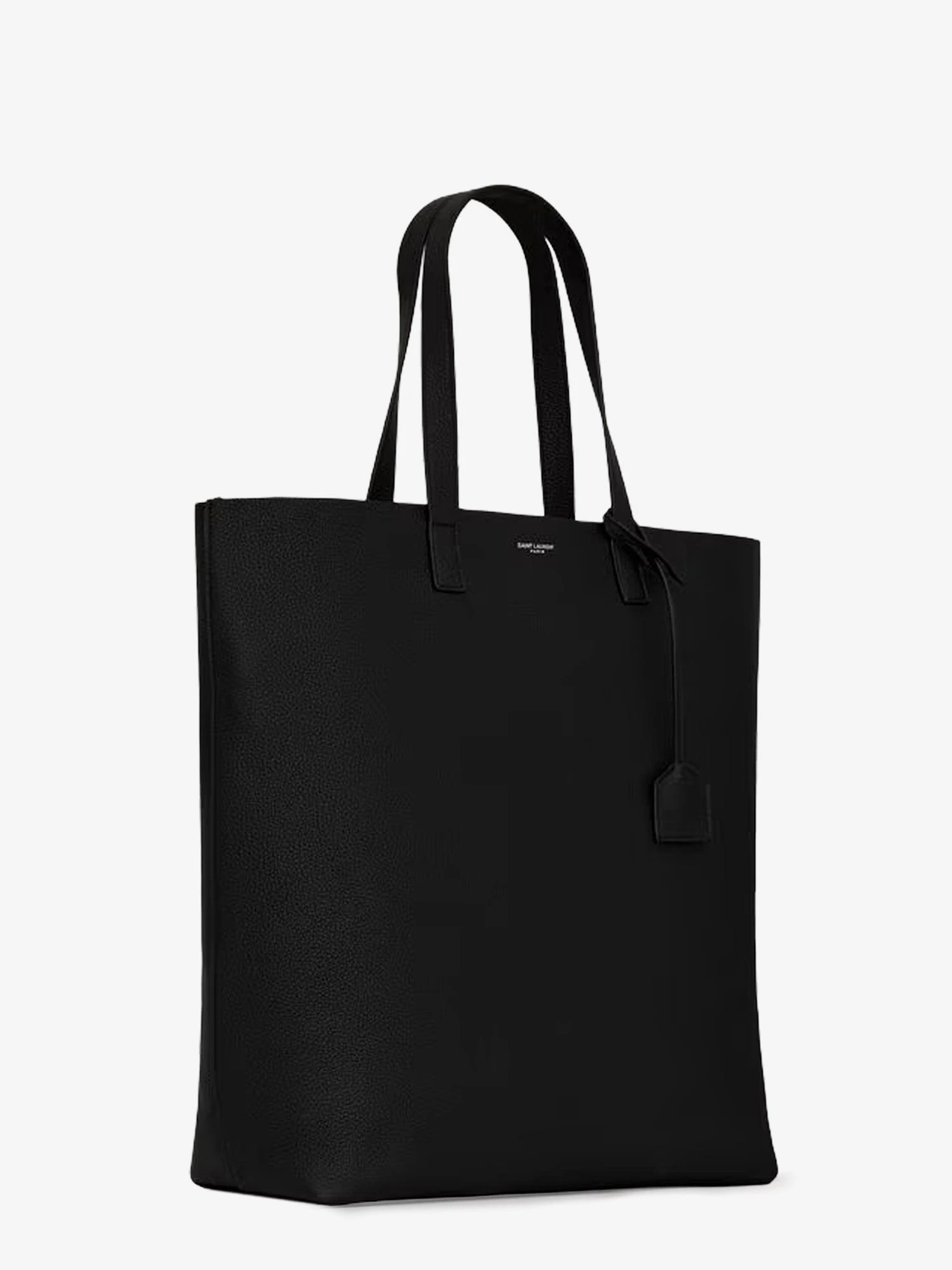 North/South leather tote bag.webp