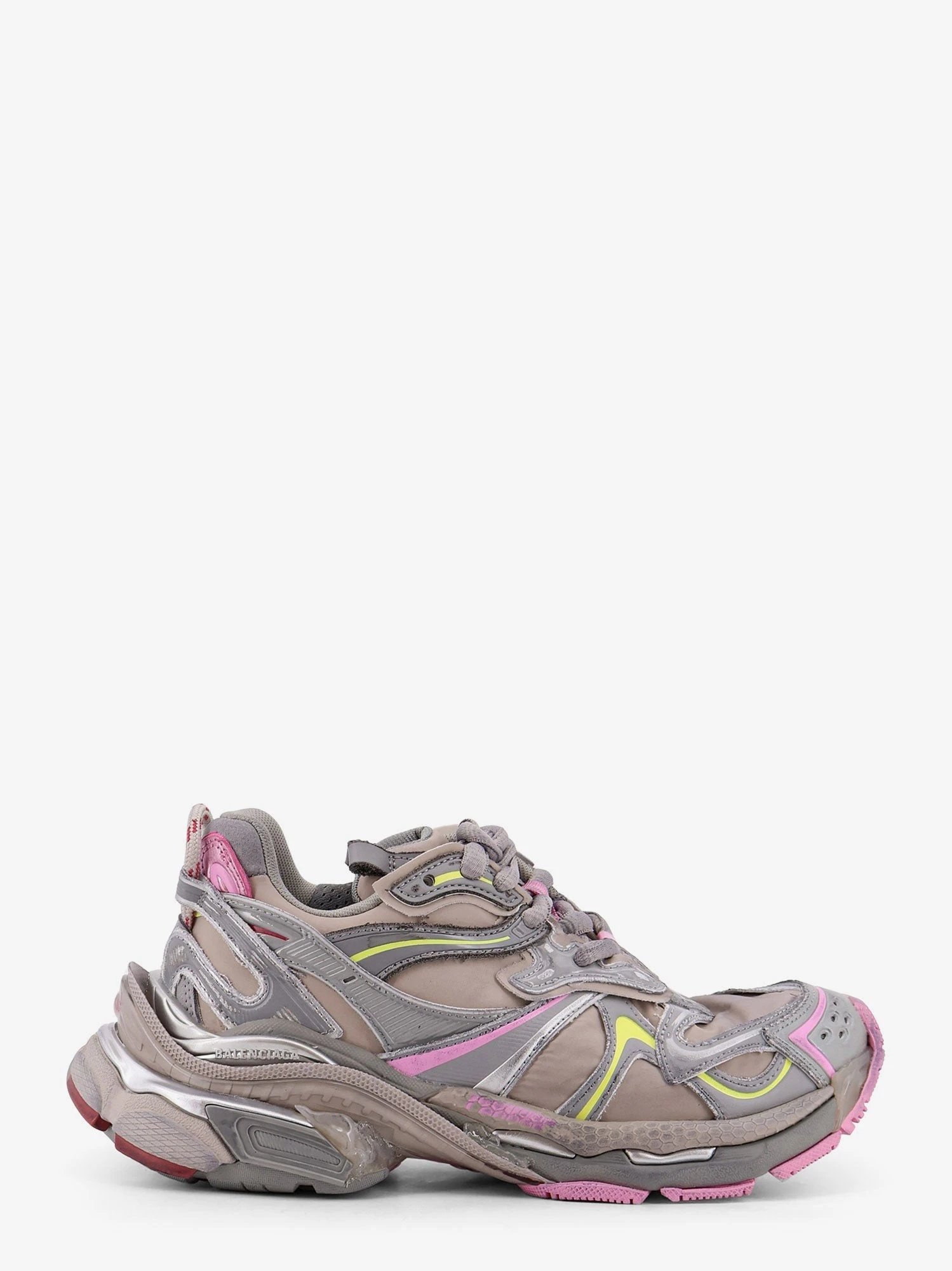 Runner 2 nylon low-top sneakers with leather inserts.webp