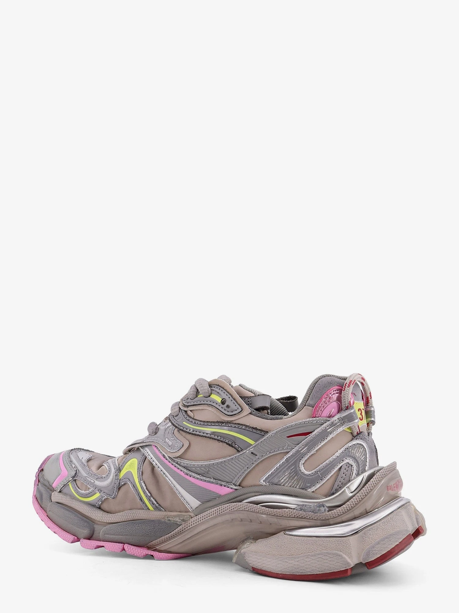 Runner 2 nylon low-top sneakers with leather inserts.webp