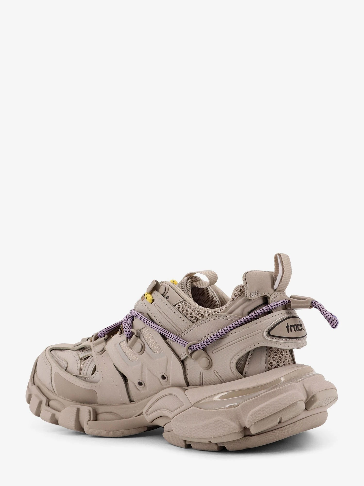 Track mesh sneakers with colored laces detail.webp