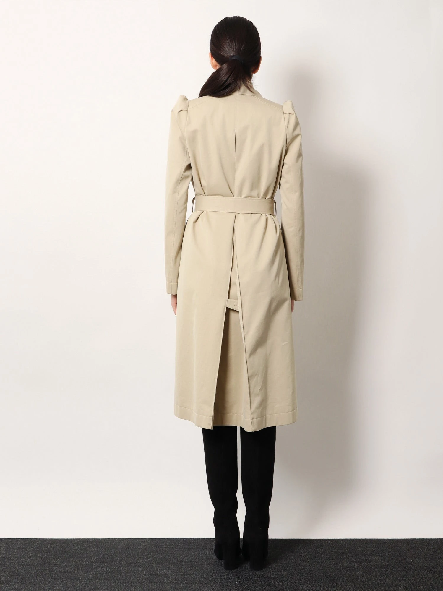 Cotton trench with Puff sleeves.webp