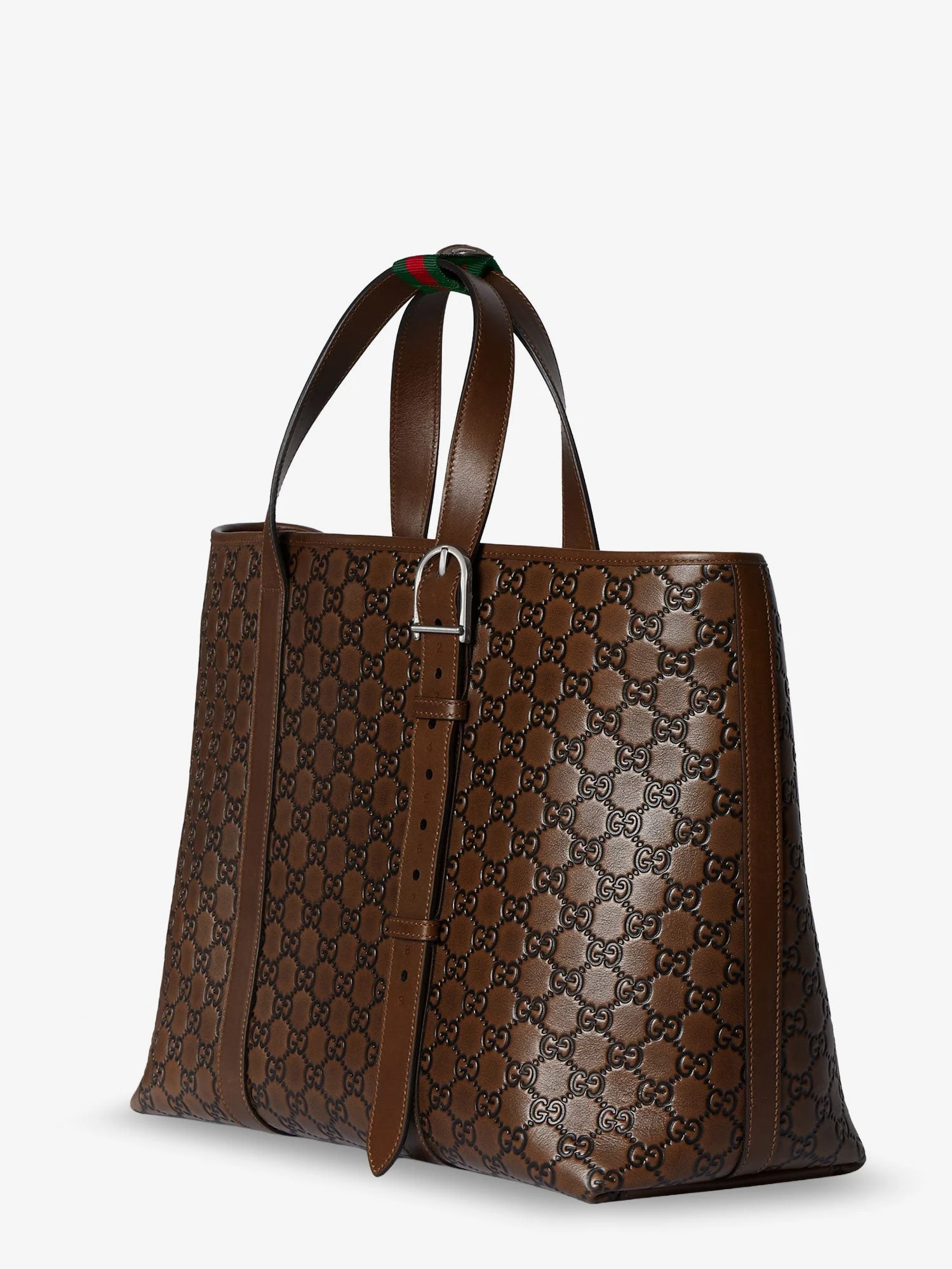 GG Emblem leather shopping bag.webp