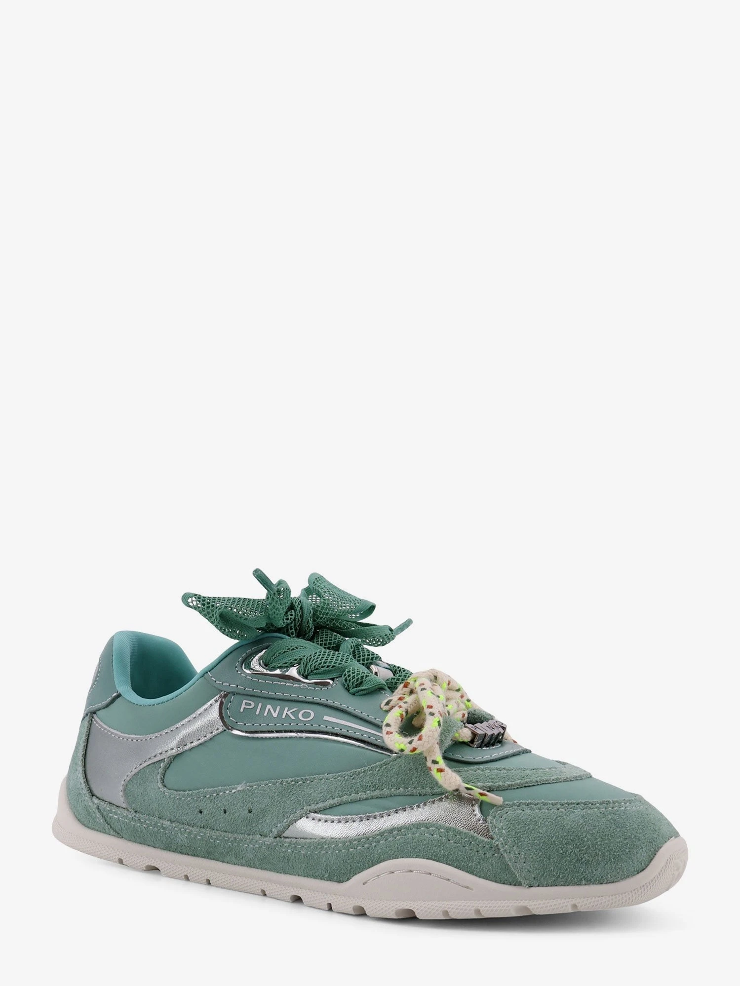 Yulia suede sneakers with nylon inserts.webp
