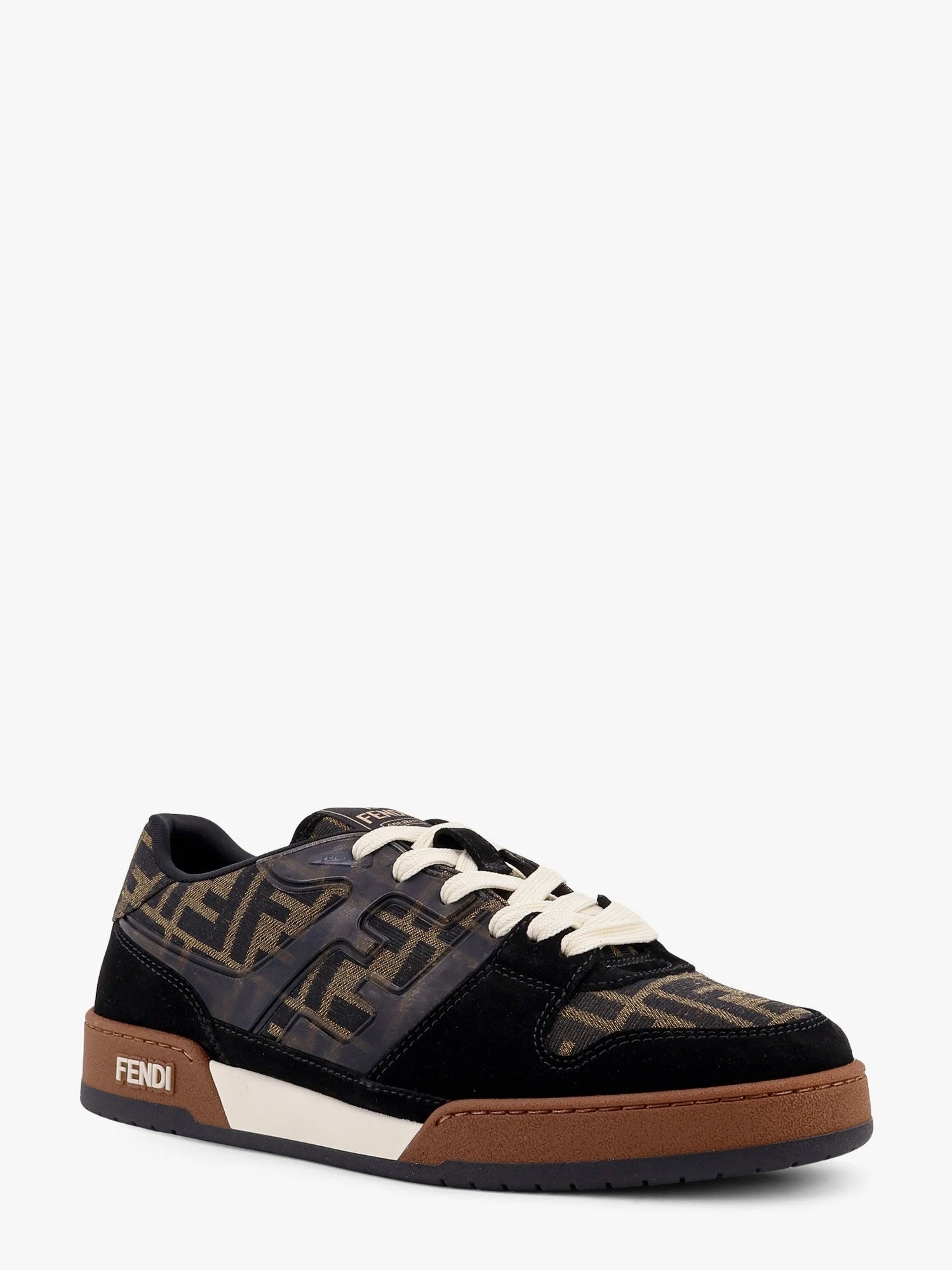 Fendi Match FF Jacquard Fabric and Suede sneakers.webp