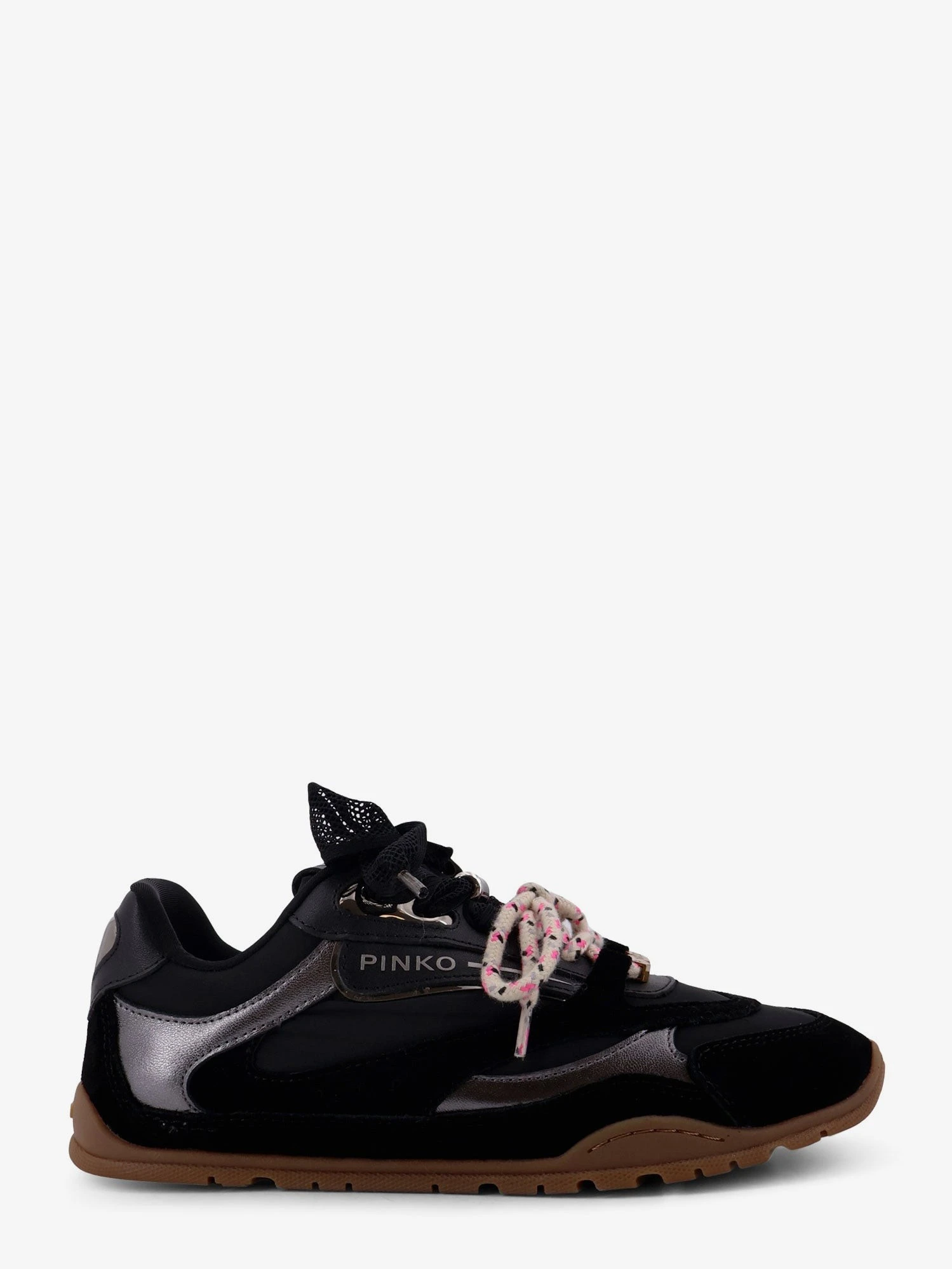 Yulia suede sneakers with nylon inserts.webp