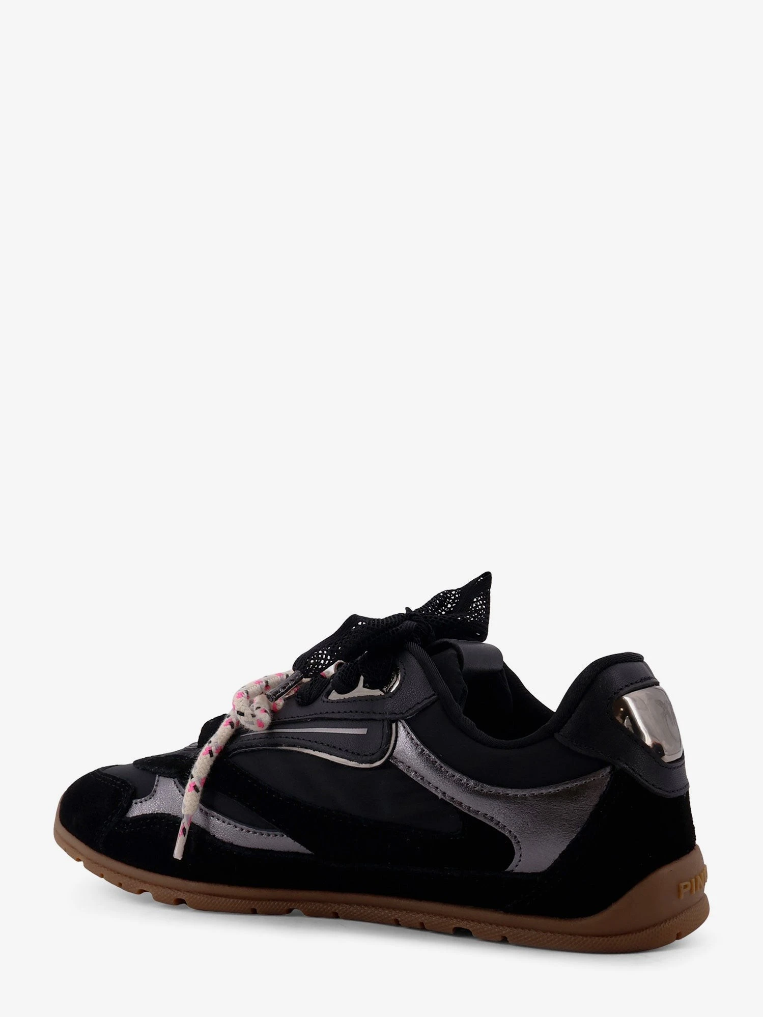 Yulia suede sneakers with nylon inserts.webp