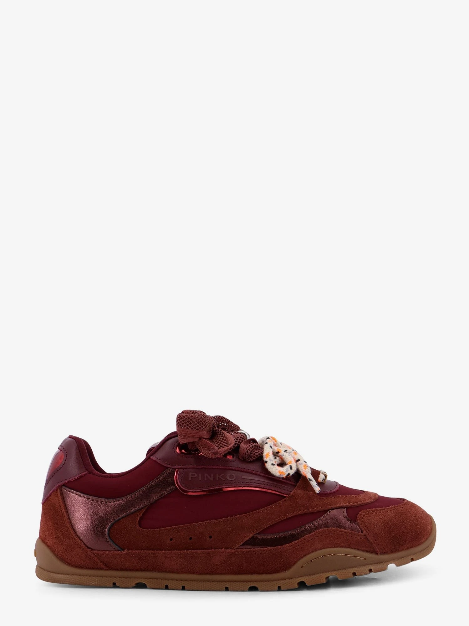 Yulia suede sneakers with nylon inserts.webp