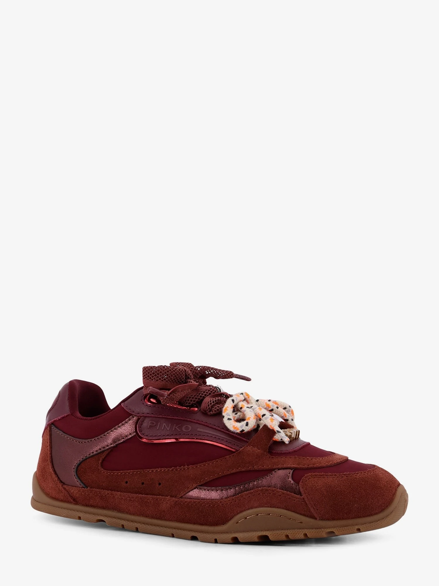 Yulia suede sneakers with nylon inserts.webp