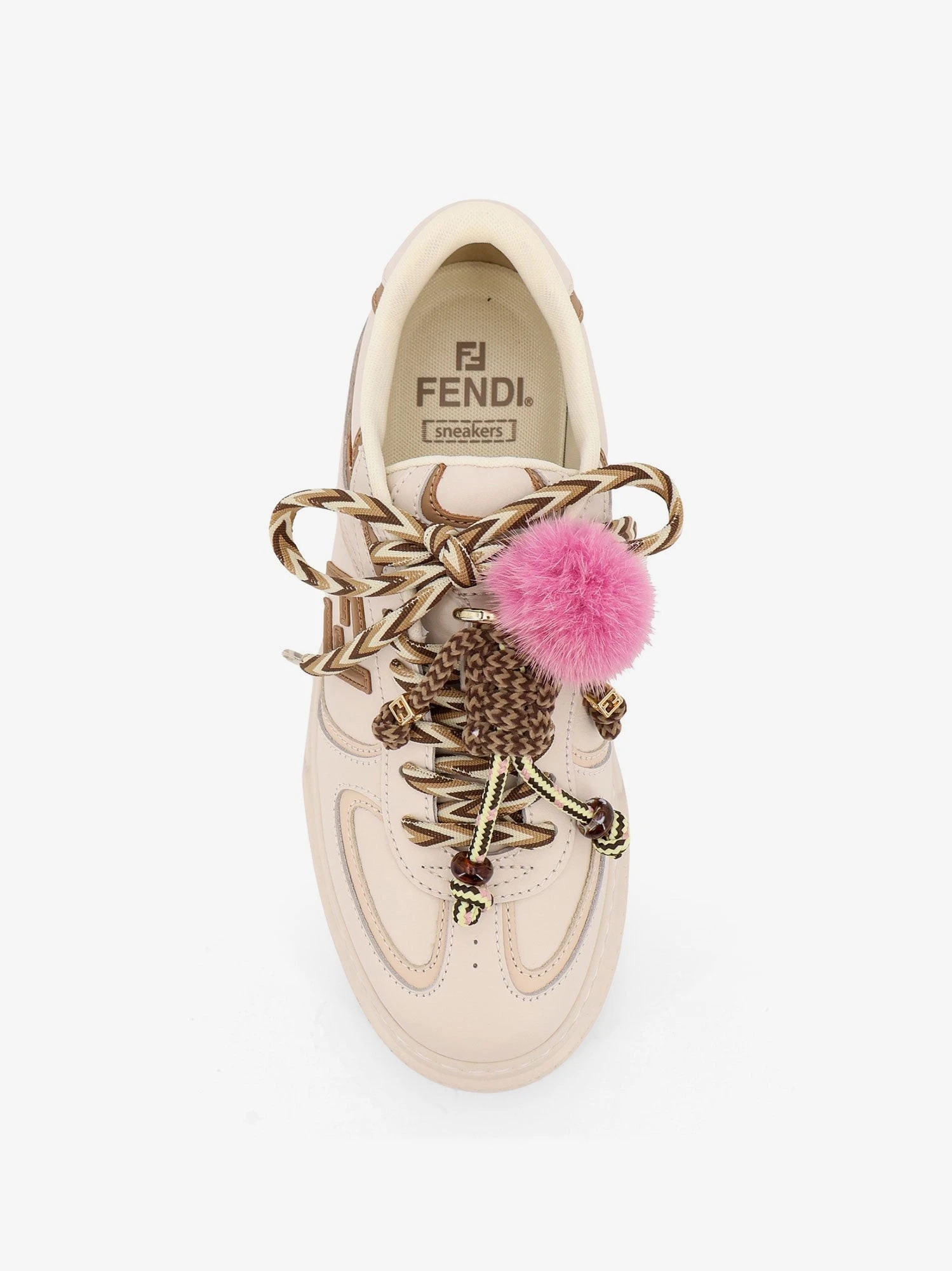 Fendi Match leather platform sneakers with charms.webp