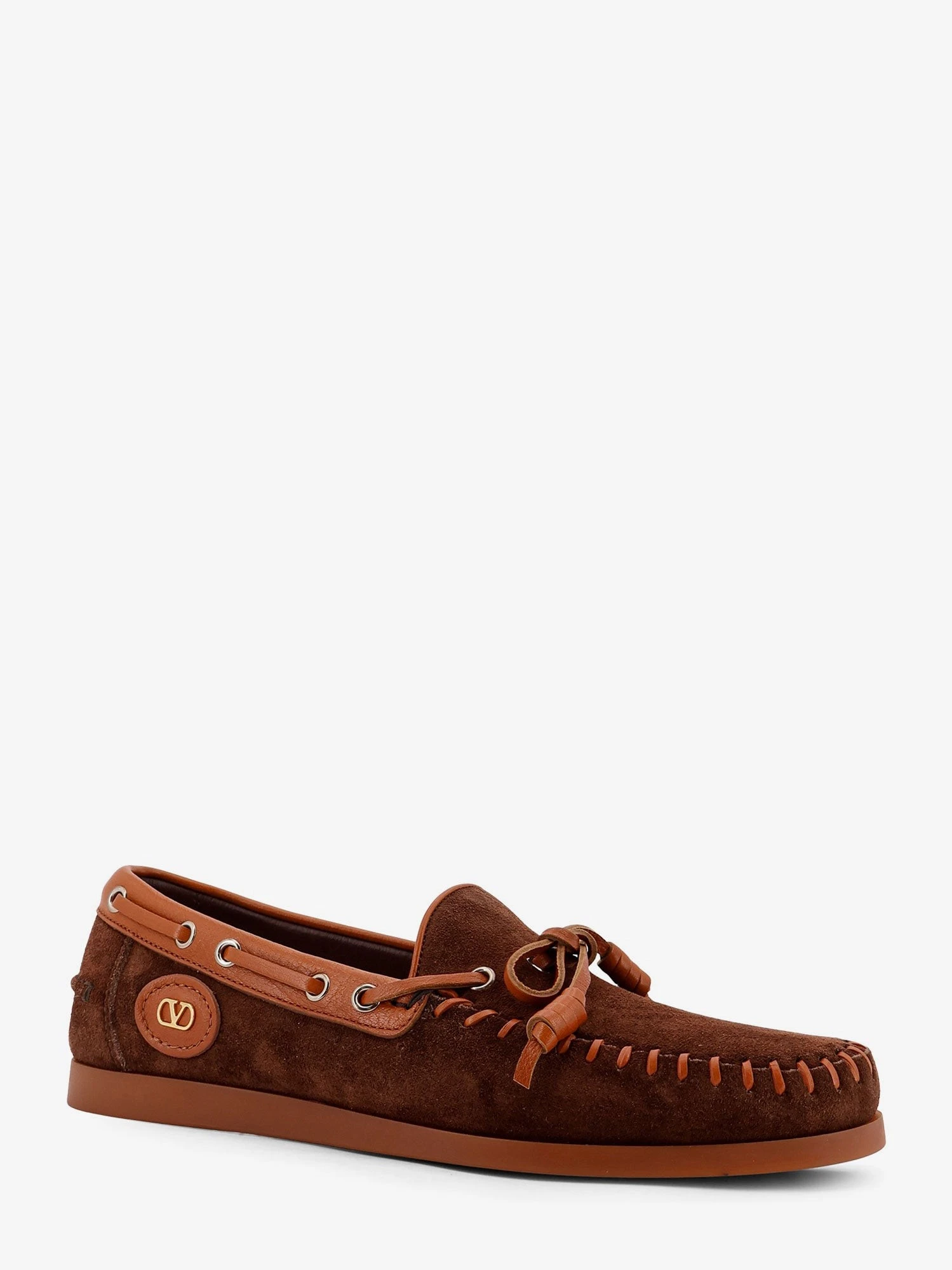Palm Avenue leather and suede boat shoe.webp