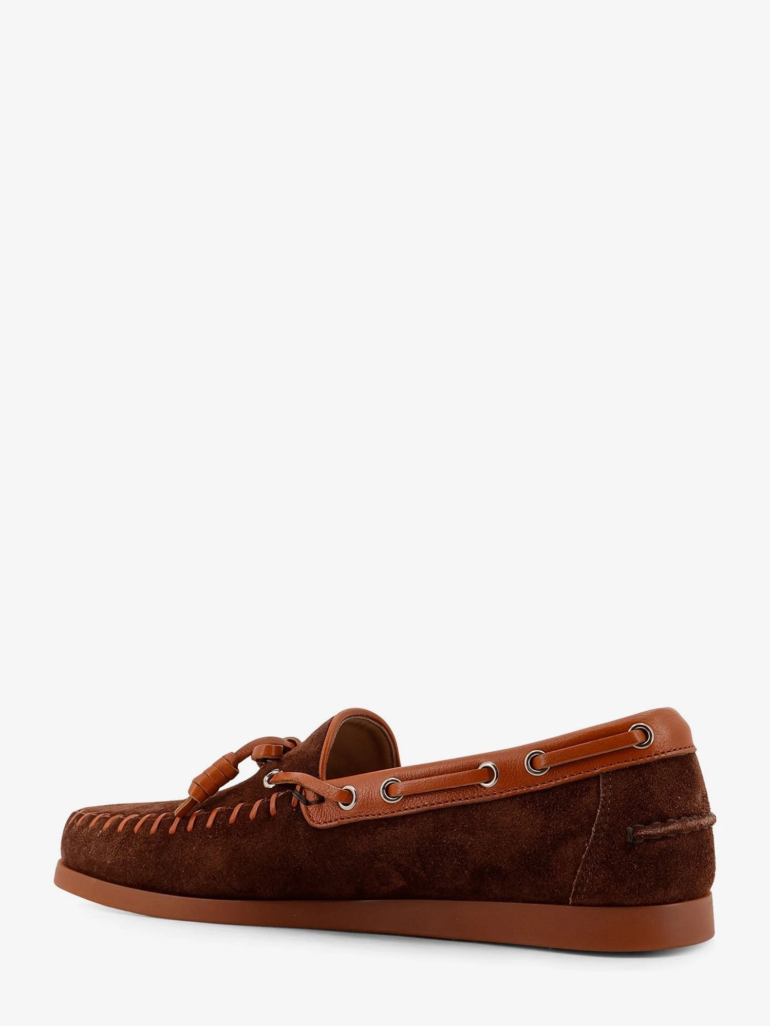 Palm Avenue leather and suede boat shoe.webp