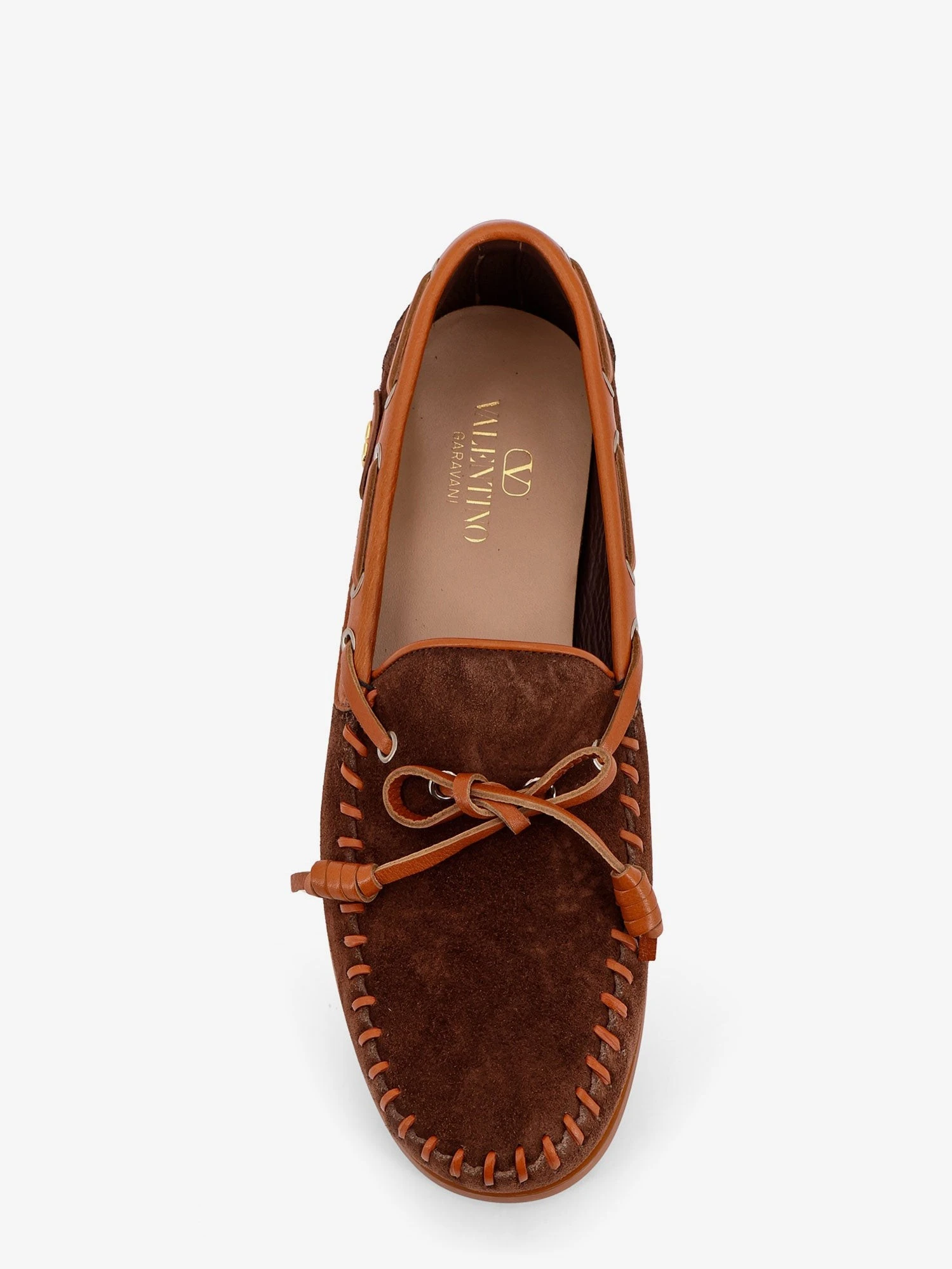 Palm Avenue leather and suede boat shoe.webp
