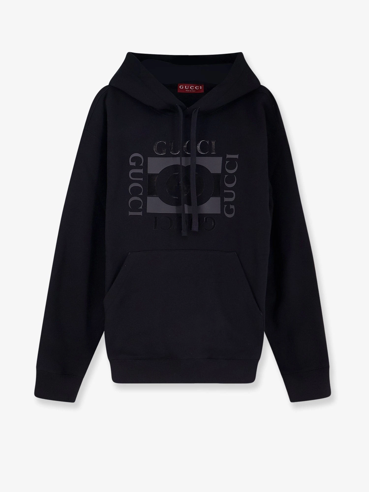 Cotton sweatshirt with GG Incrocio print.webp