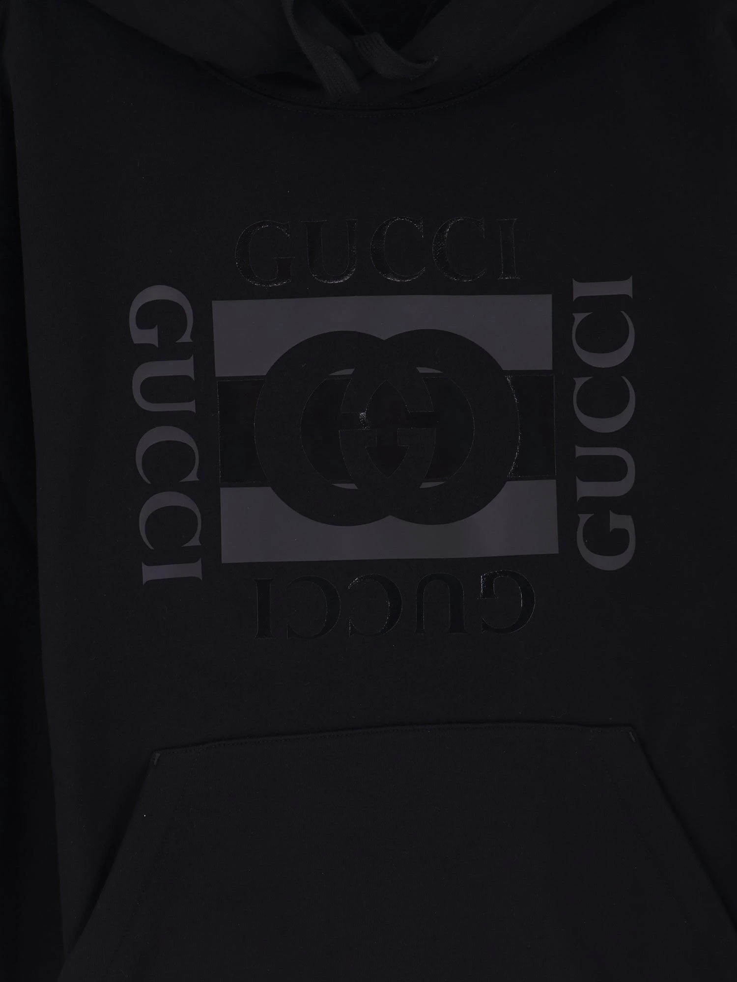 Cotton sweatshirt with GG Incrocio print.webp