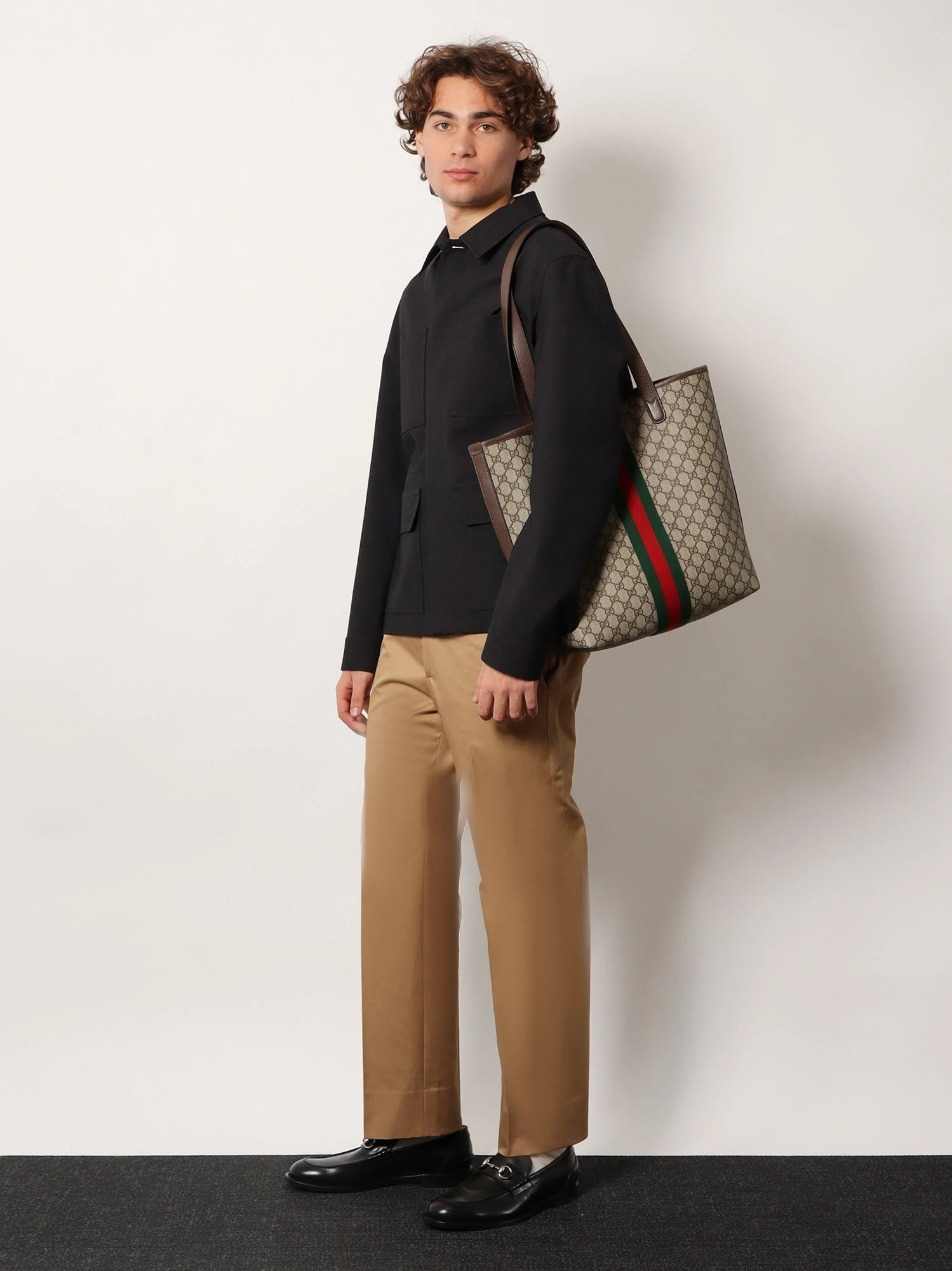 Cotton trousers with Web detail.webp