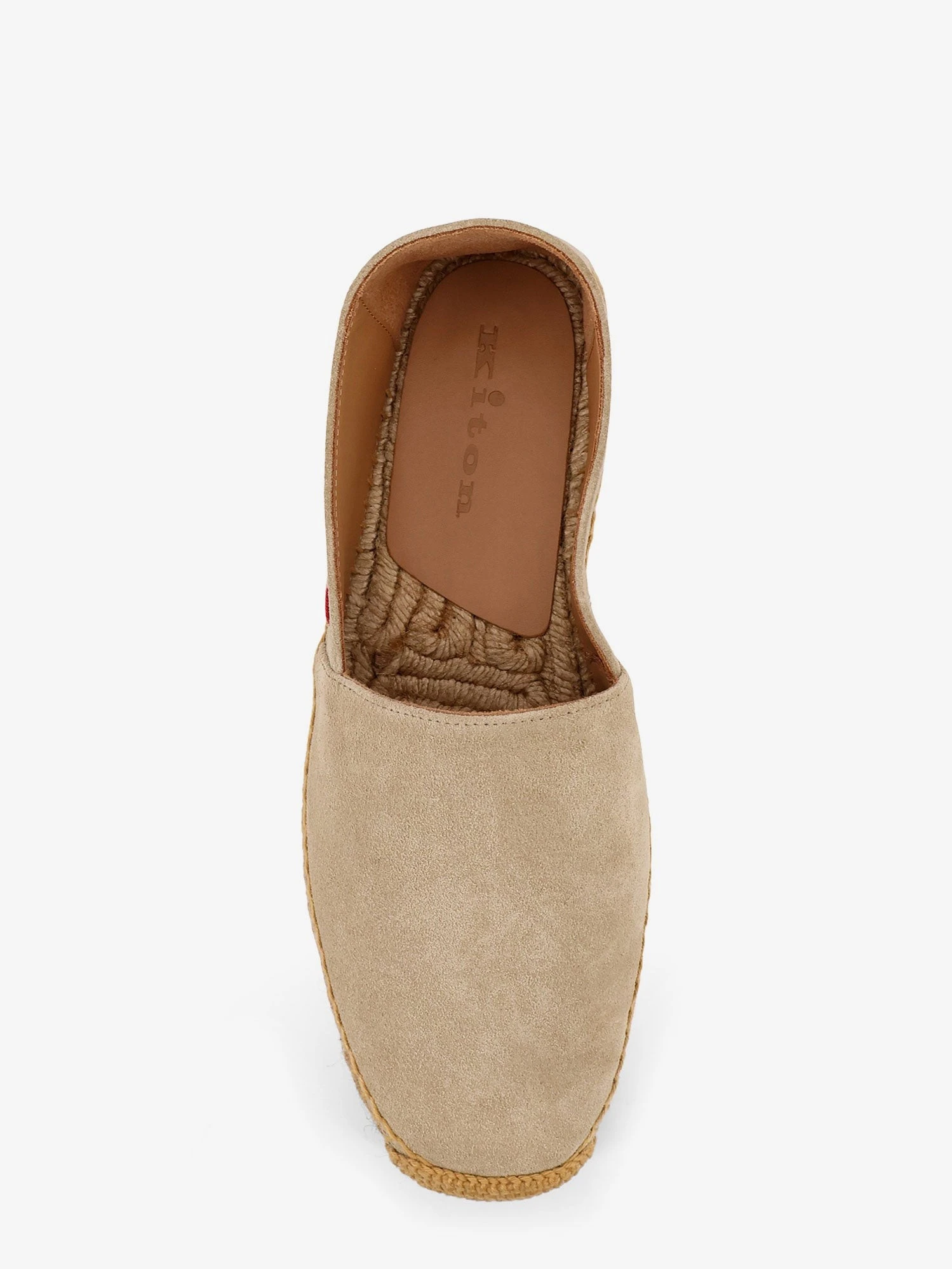 Suede espadrilles with iconic stitching