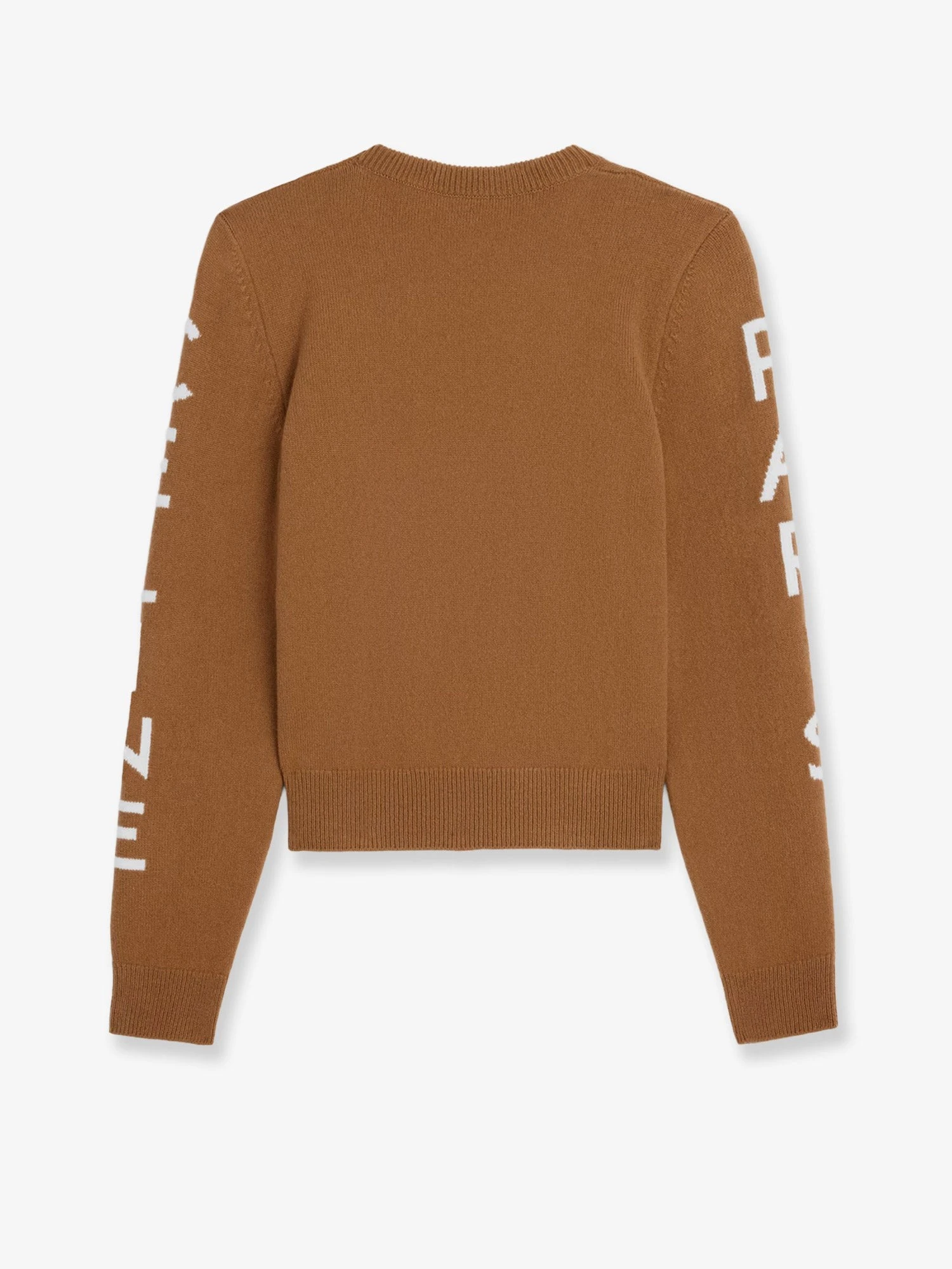 Wool sweater with logo inlay.webp