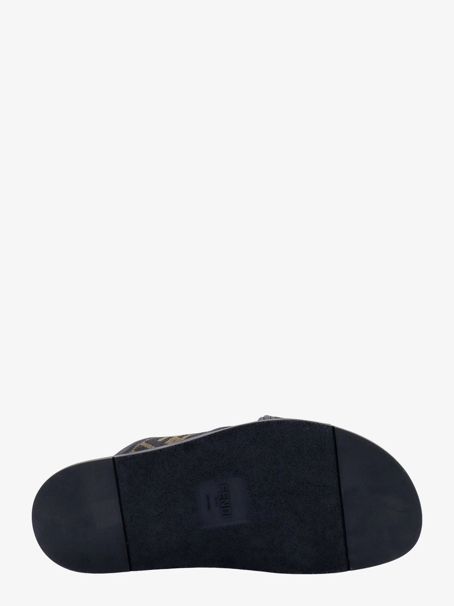 FF jacquard fabric sandals with embroidered logo.webp