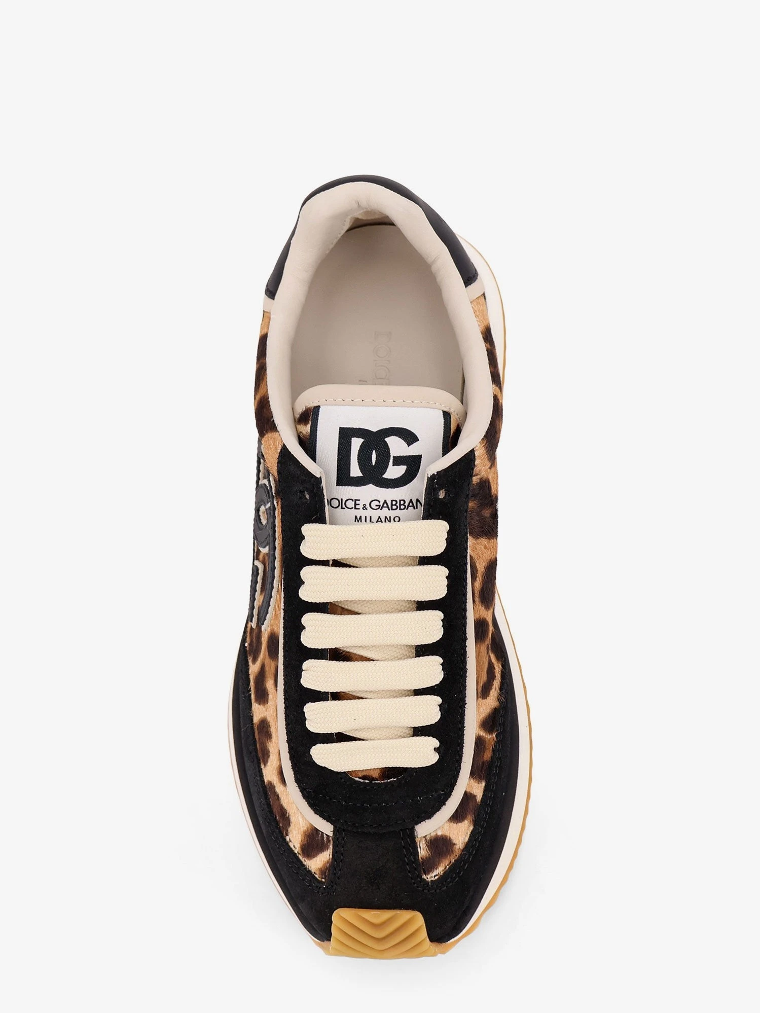 Suede sneakers with animal print.webp