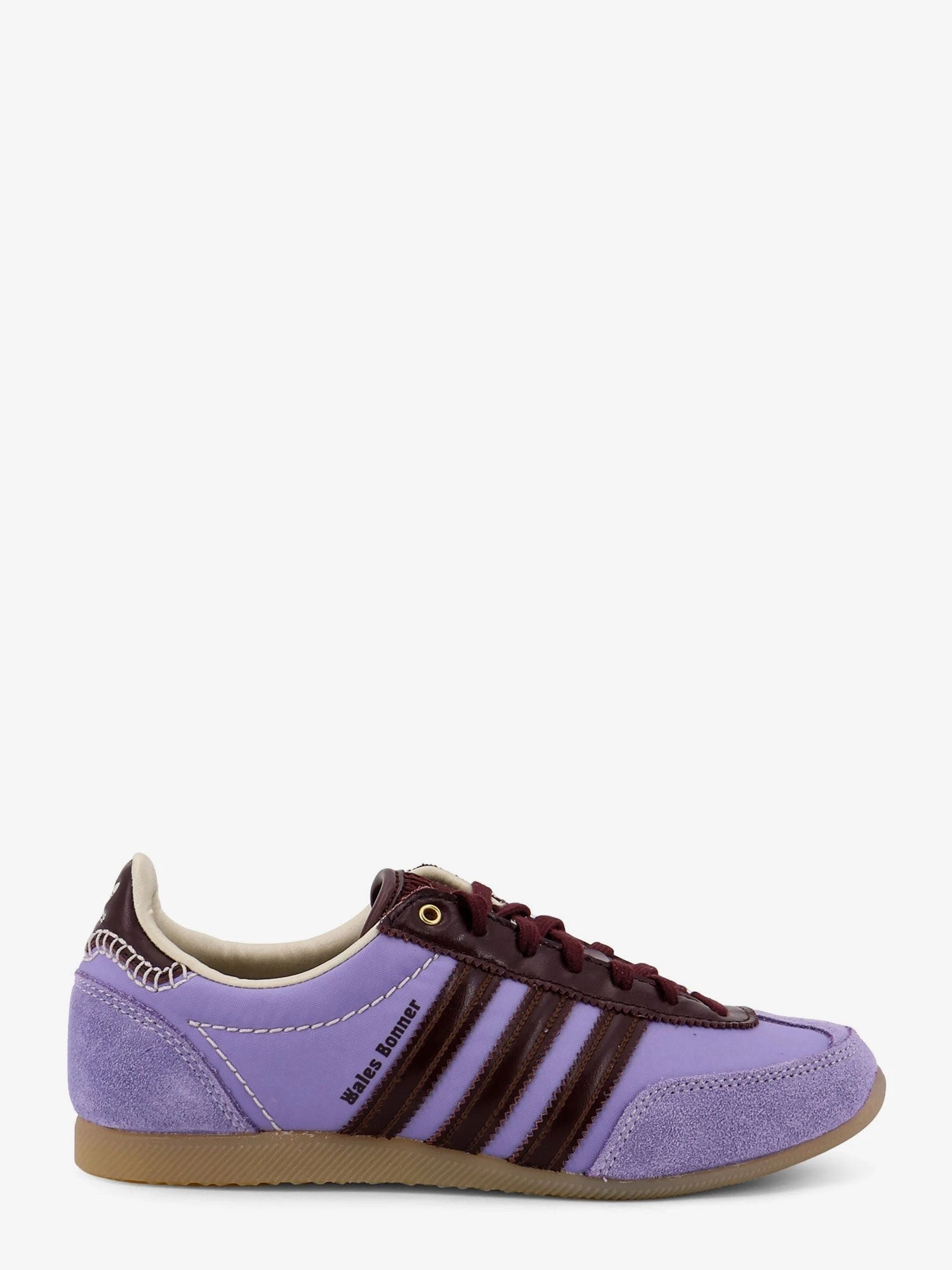 Nylon sneakers with suede inserts.webp