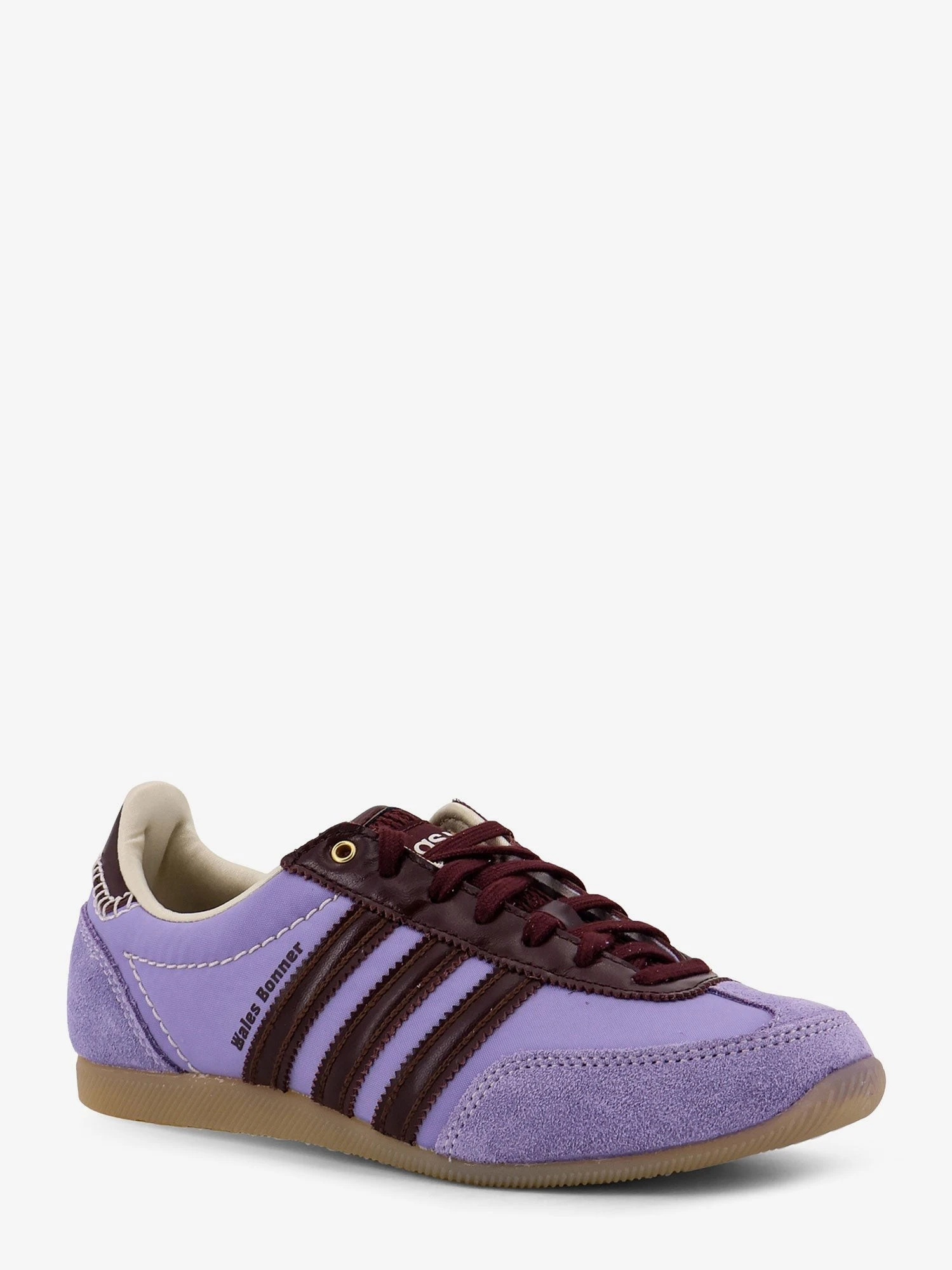 Nylon sneakers with suede inserts.webp