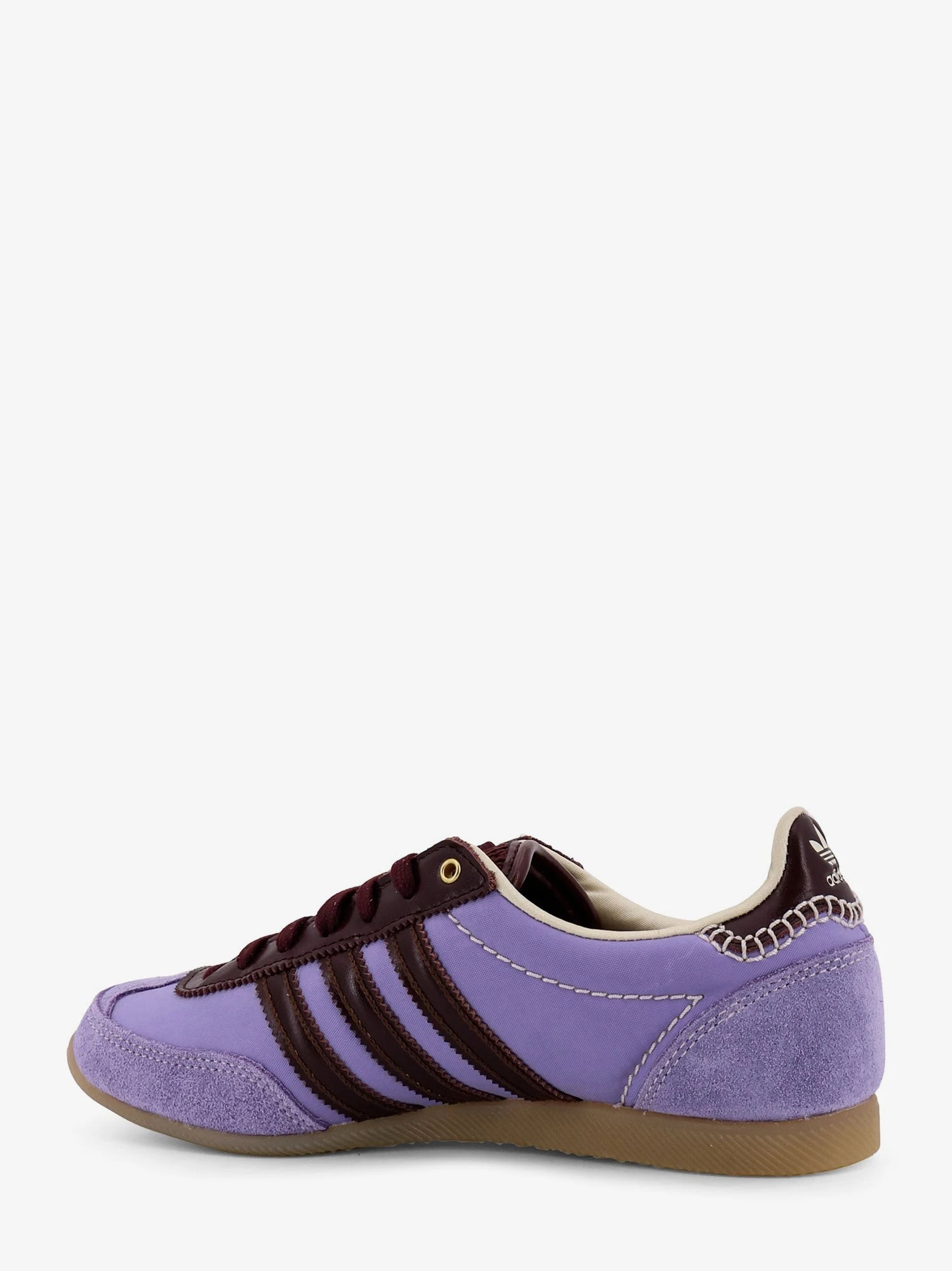 Nylon sneakers with suede inserts.webp
