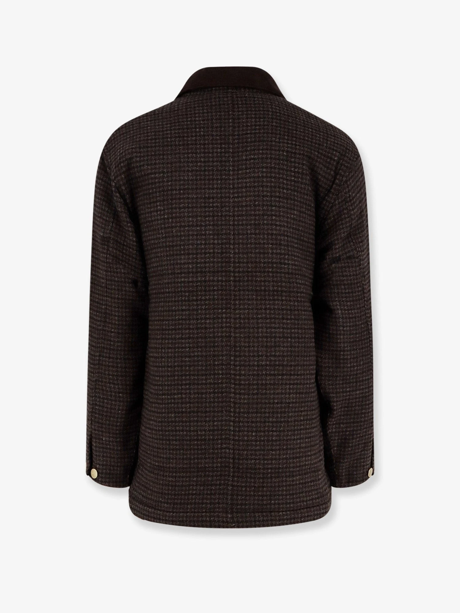Lowis jacket with houndstooth pattern.webp