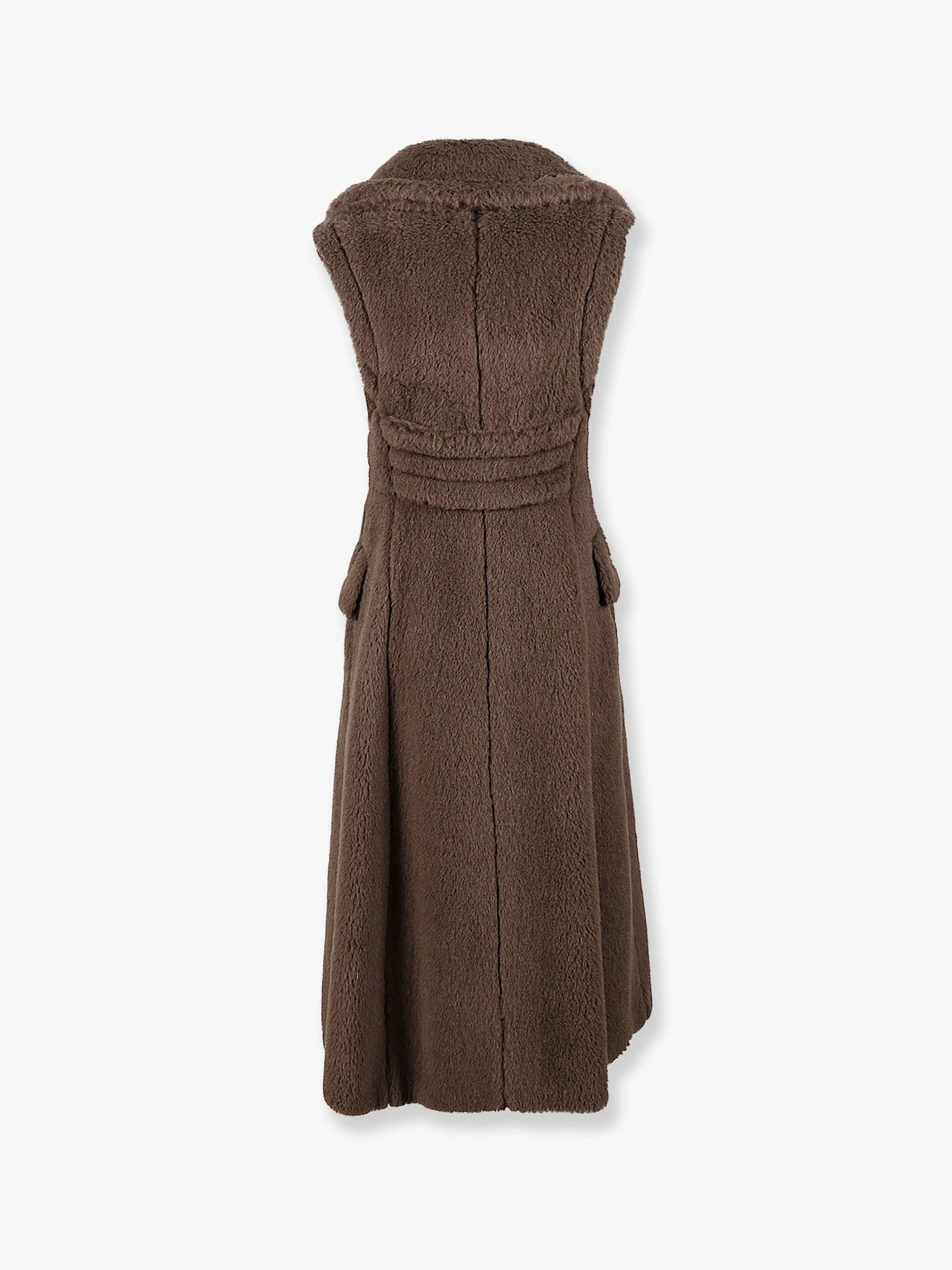 Boario sleeveless alpaca blend coat.webp