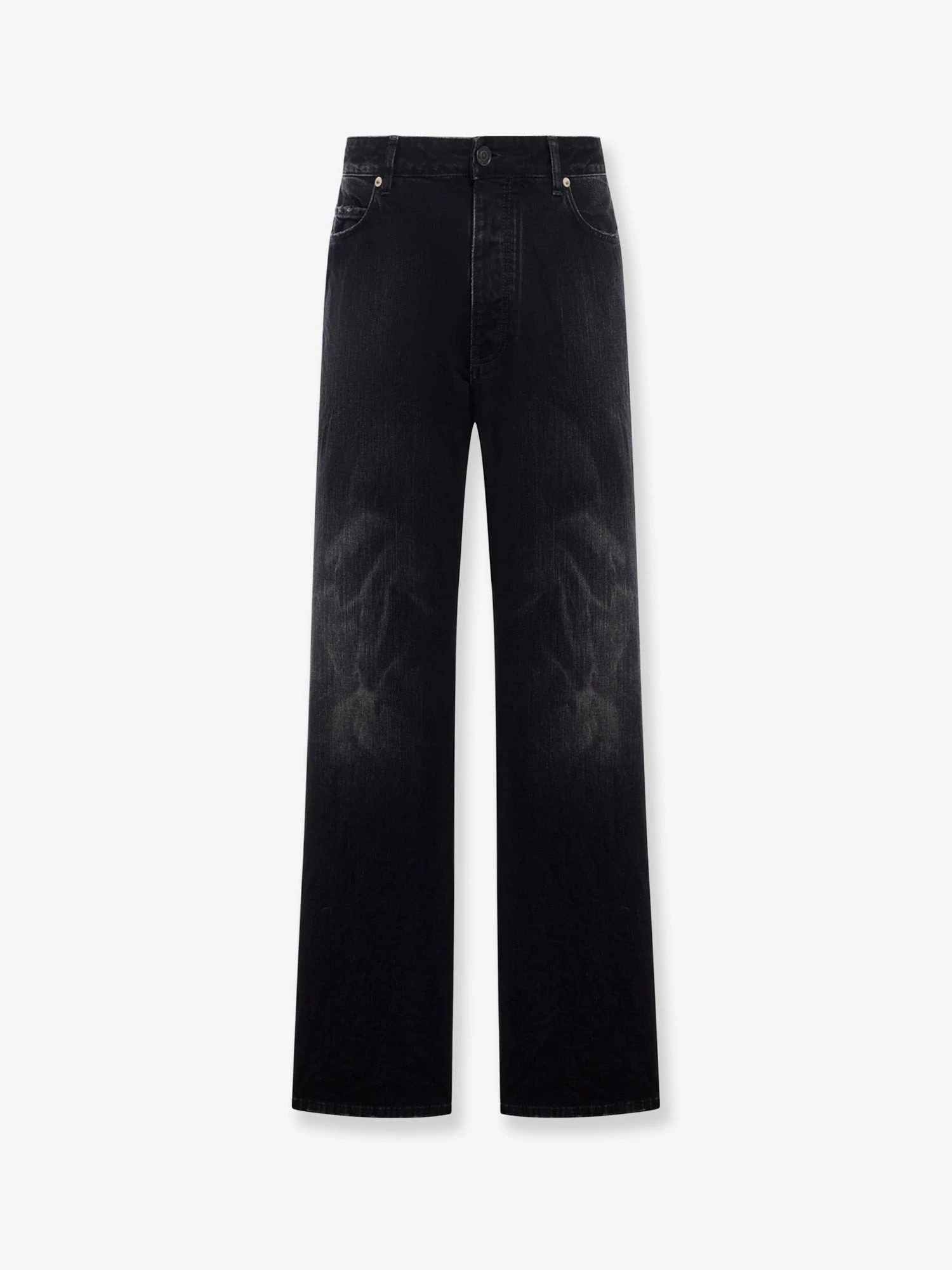 Black denim jeans.webp