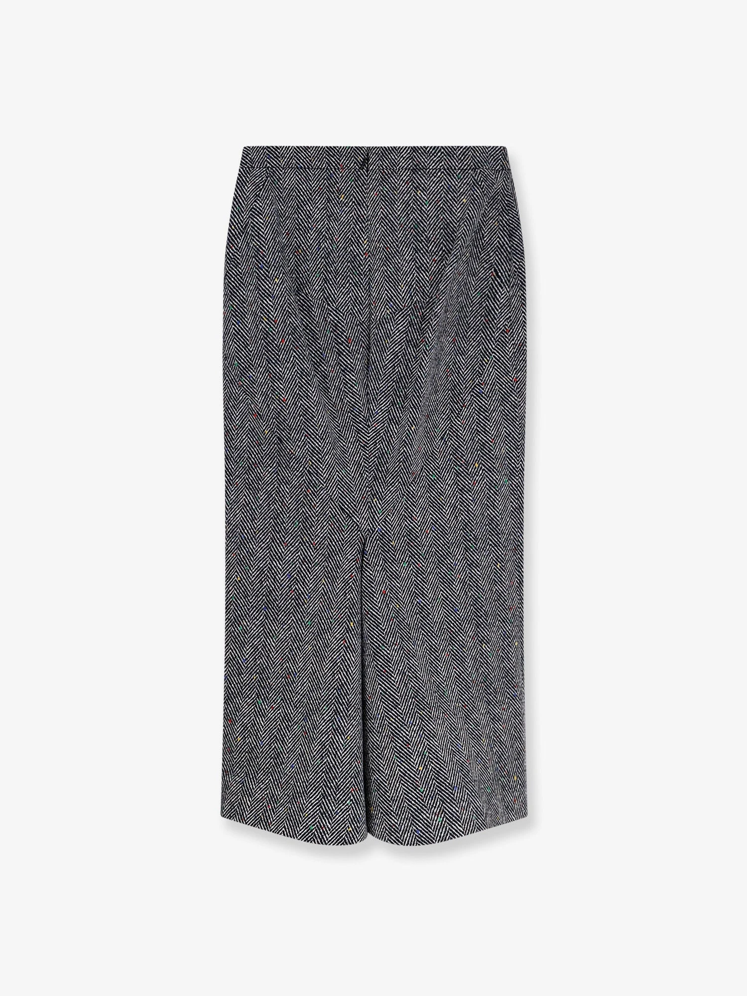 Herringbone motif cotton skirt.webp