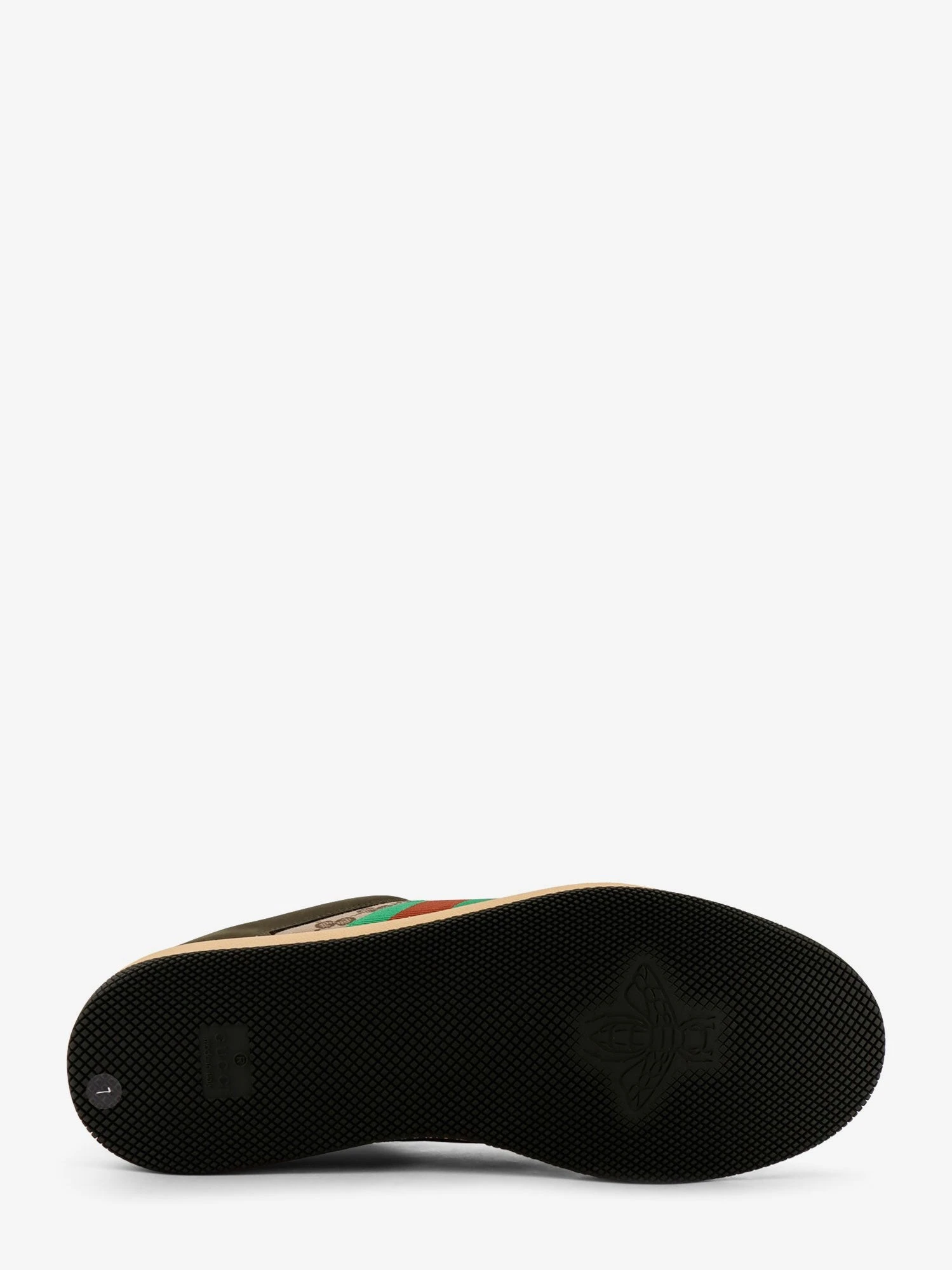 Screener low-top leather and GG Supreme fabric sneakers.webp