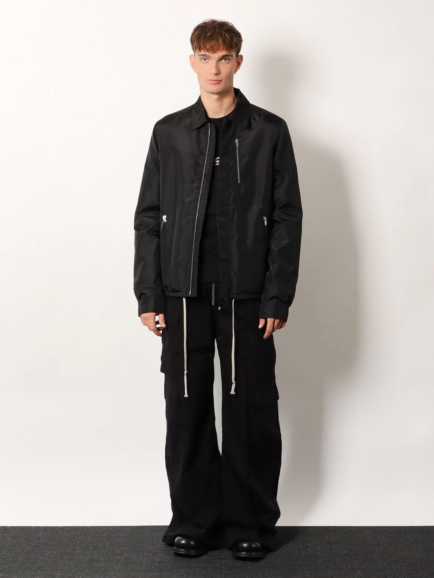 Recycled nylon jacket with padding.webp