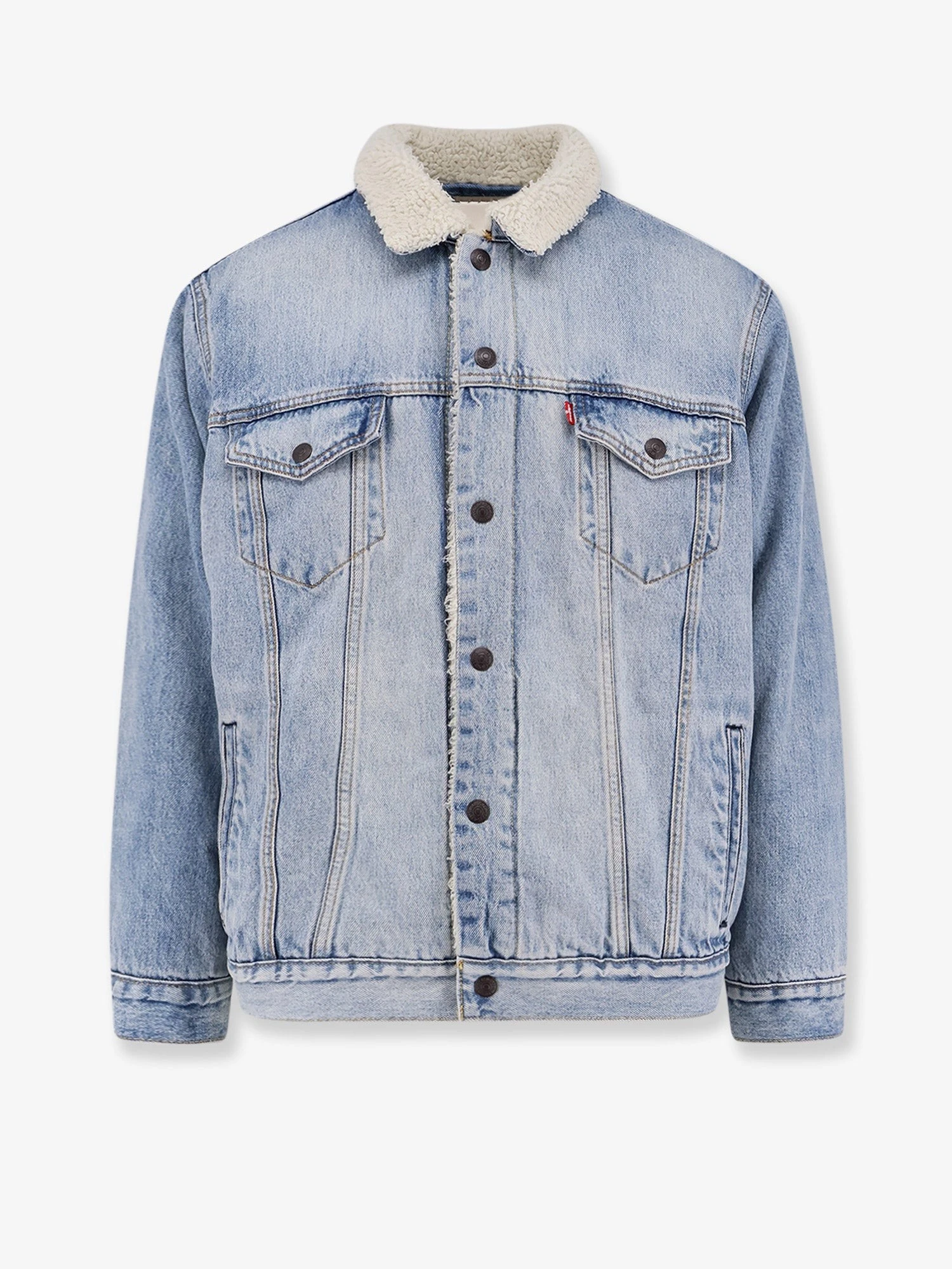 Denim jacket with Repreve® lining.webp