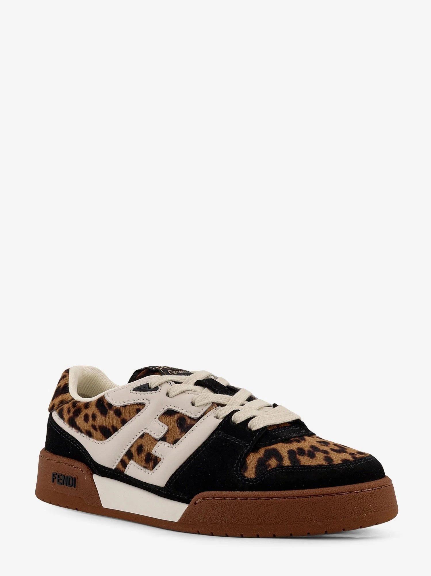 Fendi Match suede and pony skin low-top sneakers.webp
