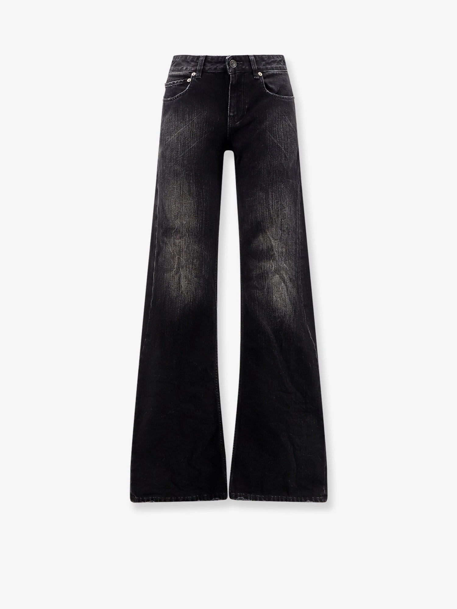 Wide Leg black denim trousers.webp