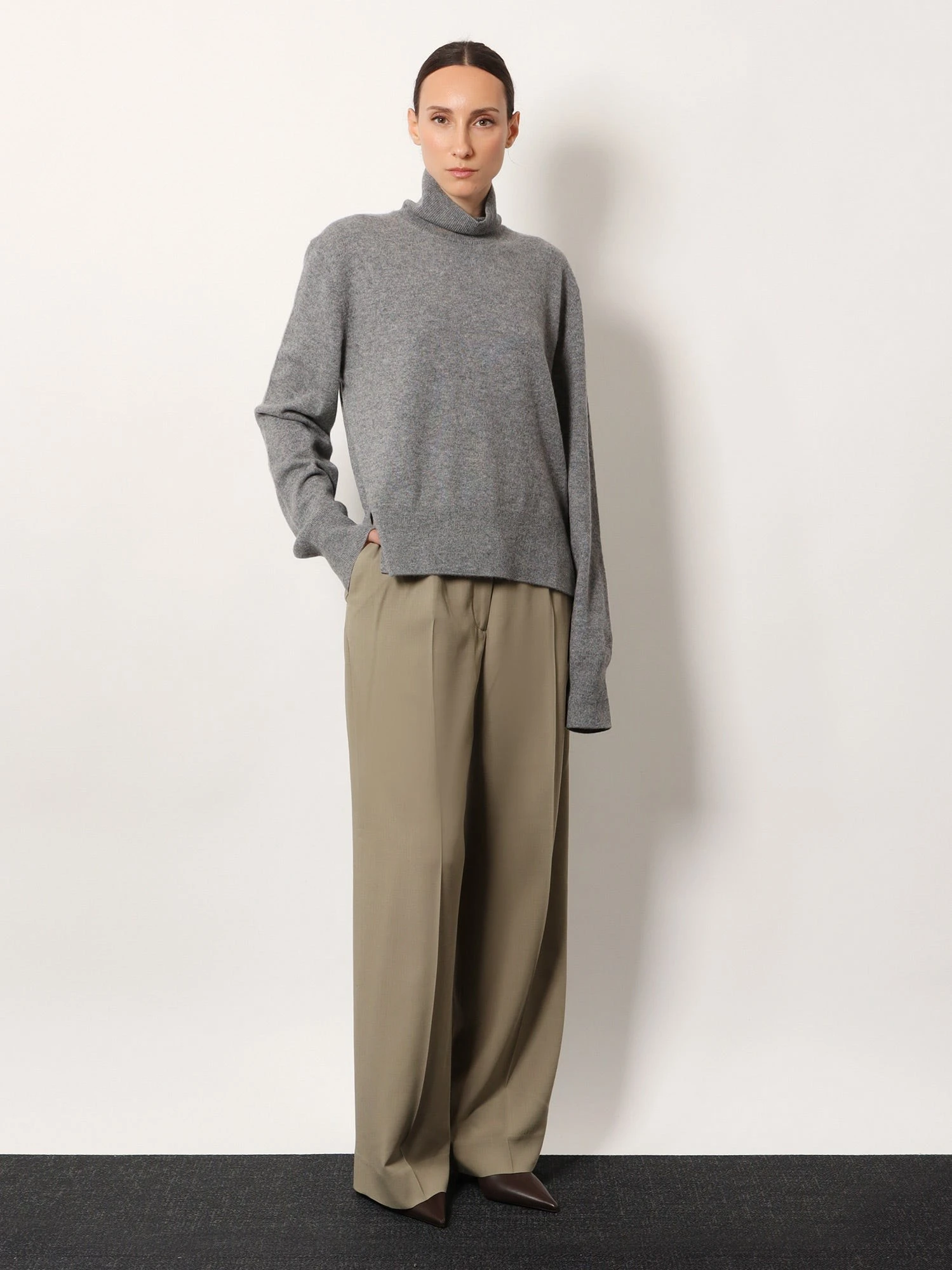 Cashmere turtleneck sweater.webp