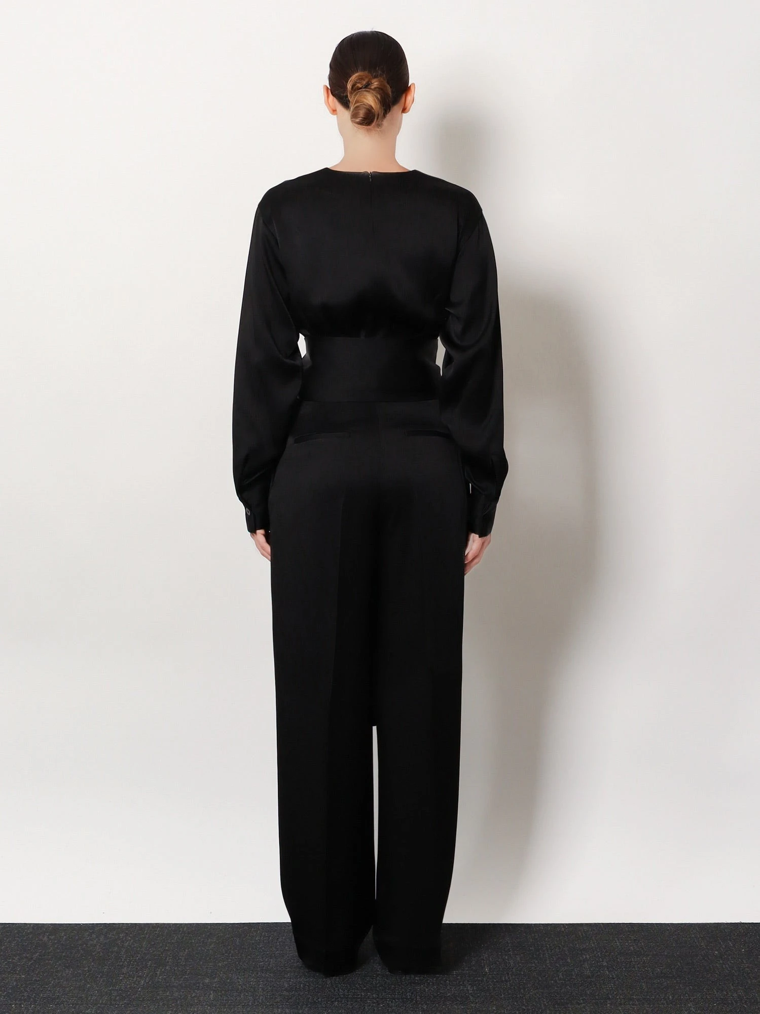 Relaxed satin trousers.webp