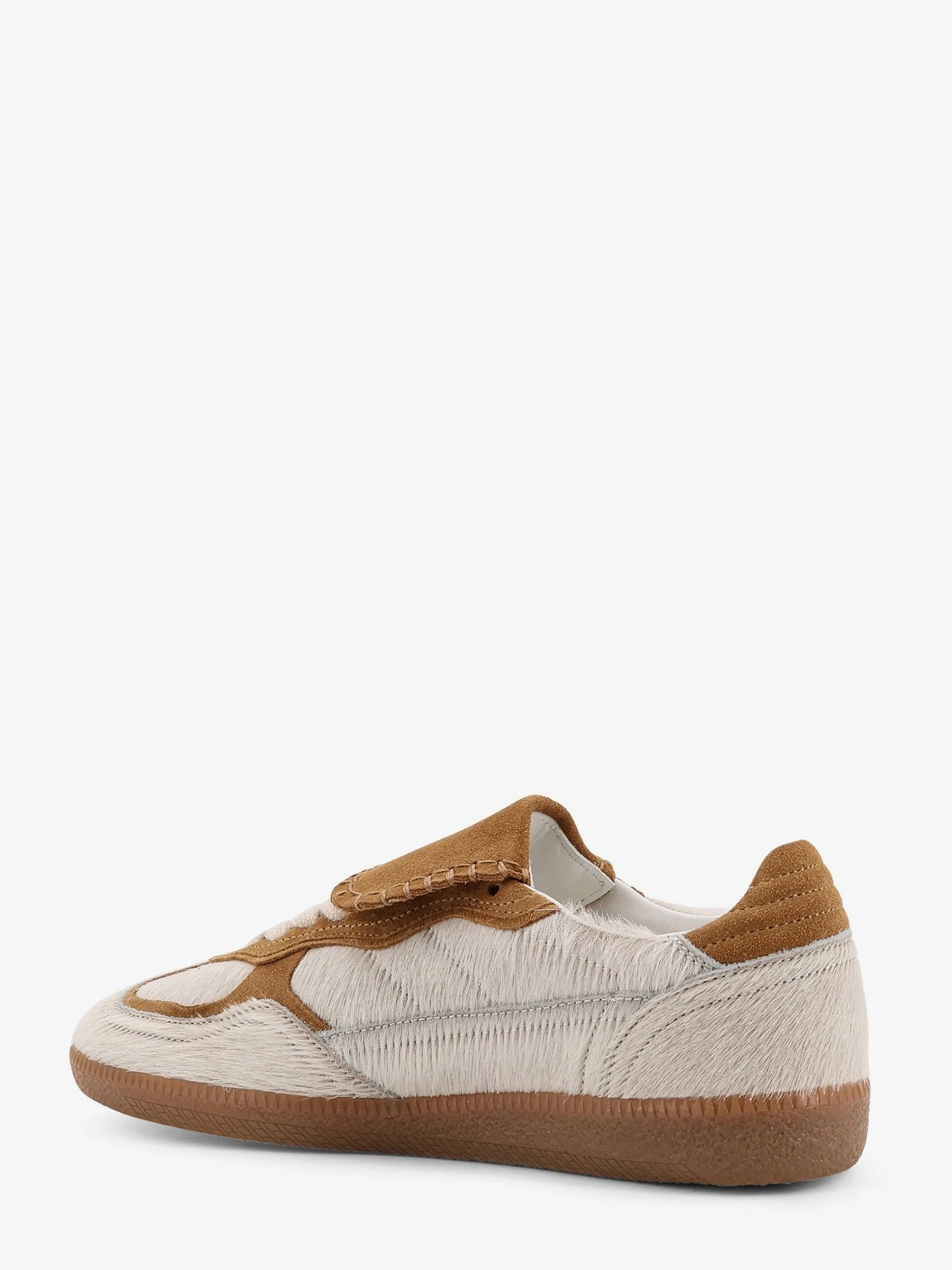 Tb.490 pony skin low-top sneakers with suede inserts.webp
