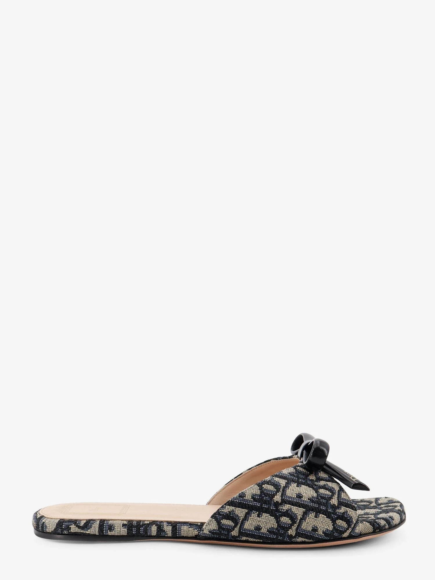 Dior Bow Dior Oblique fabric sandals.webp