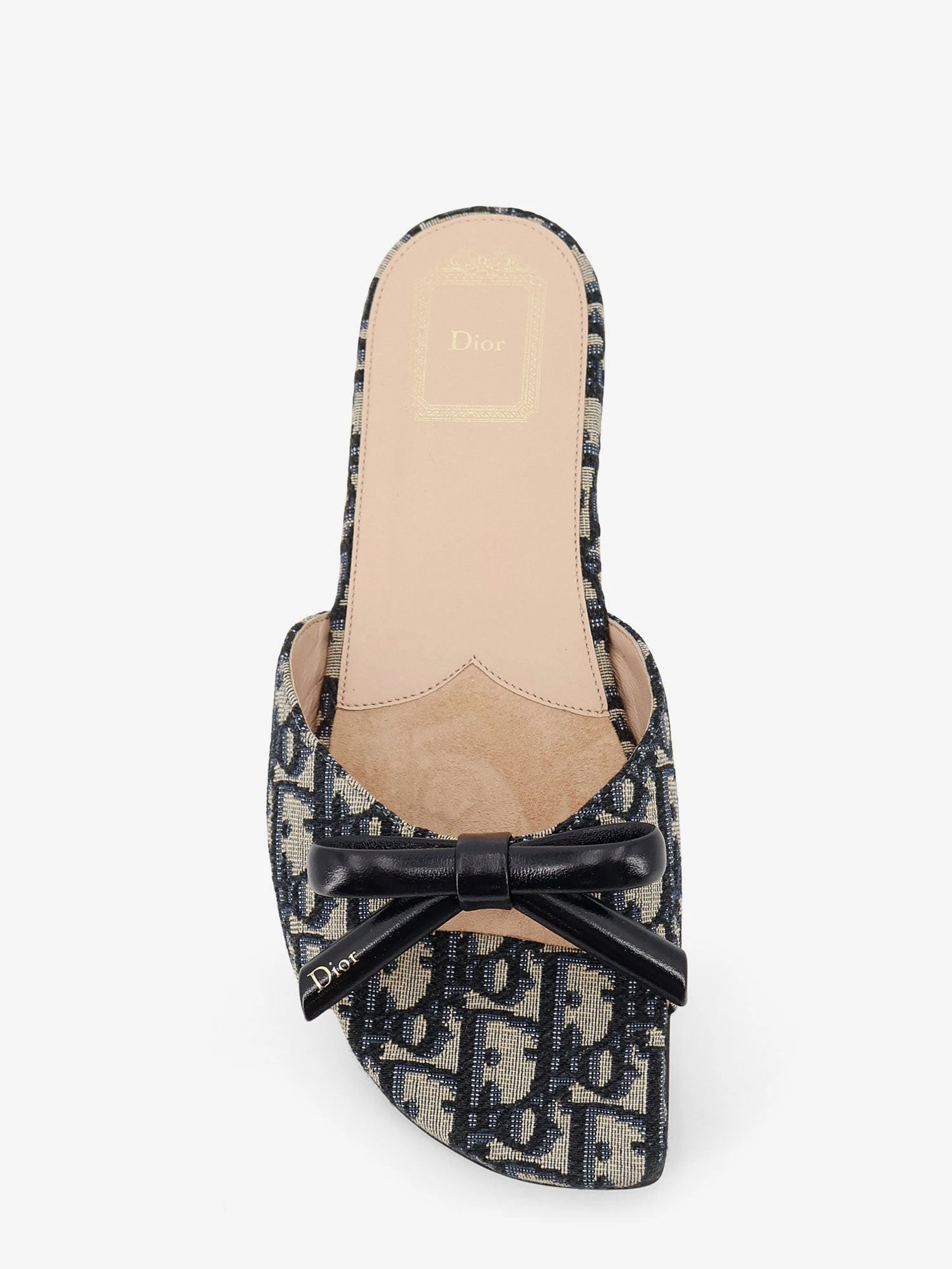 Dior Bow Dior Oblique fabric sandals.webp