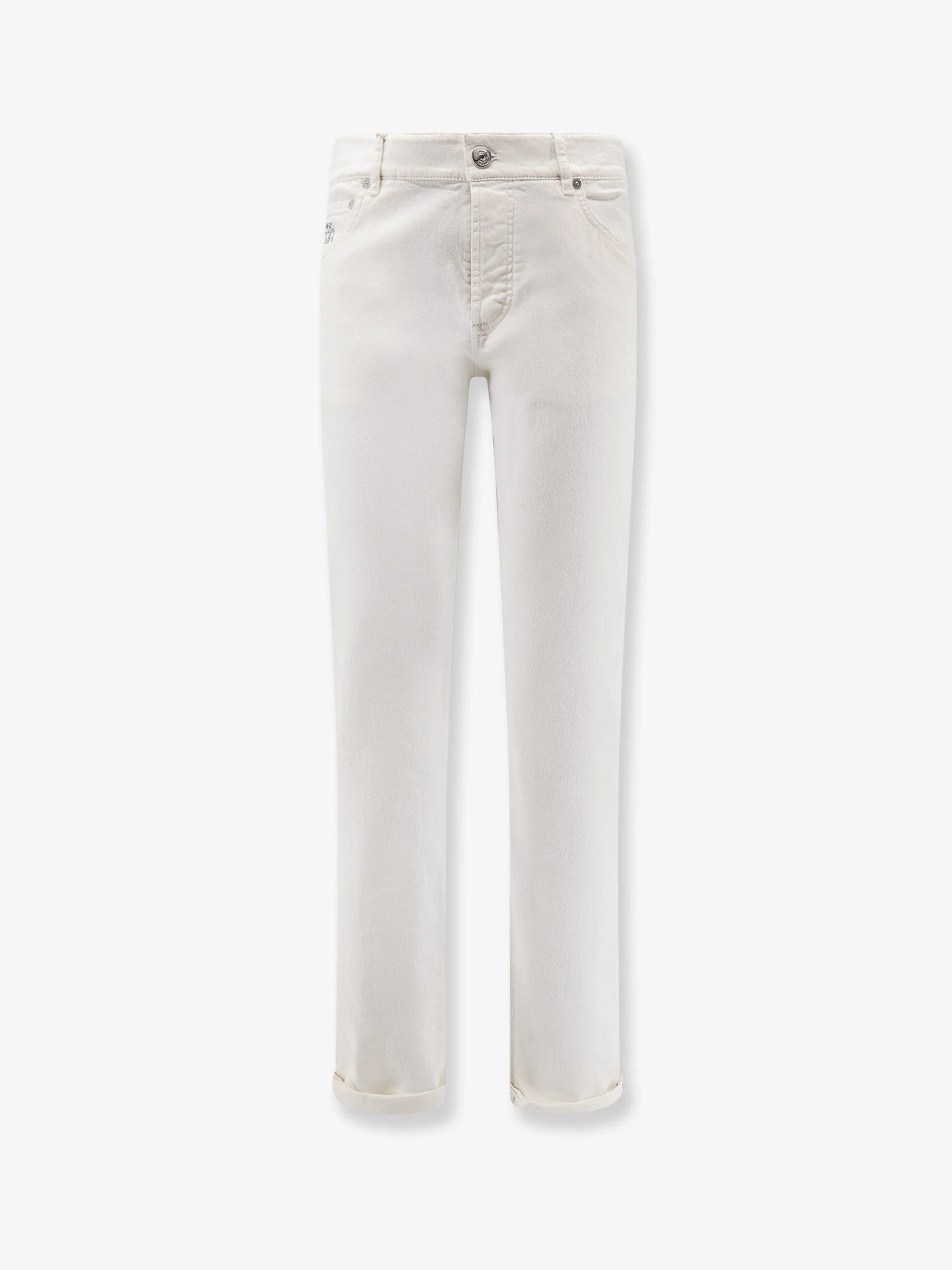 White denim trousers.webp